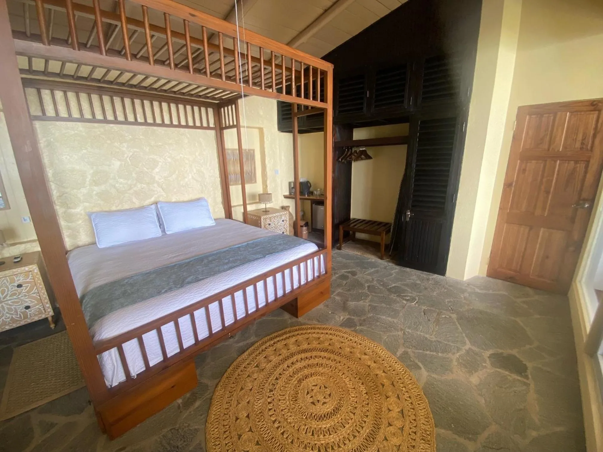 Bed in Green Fig Resort & Spa