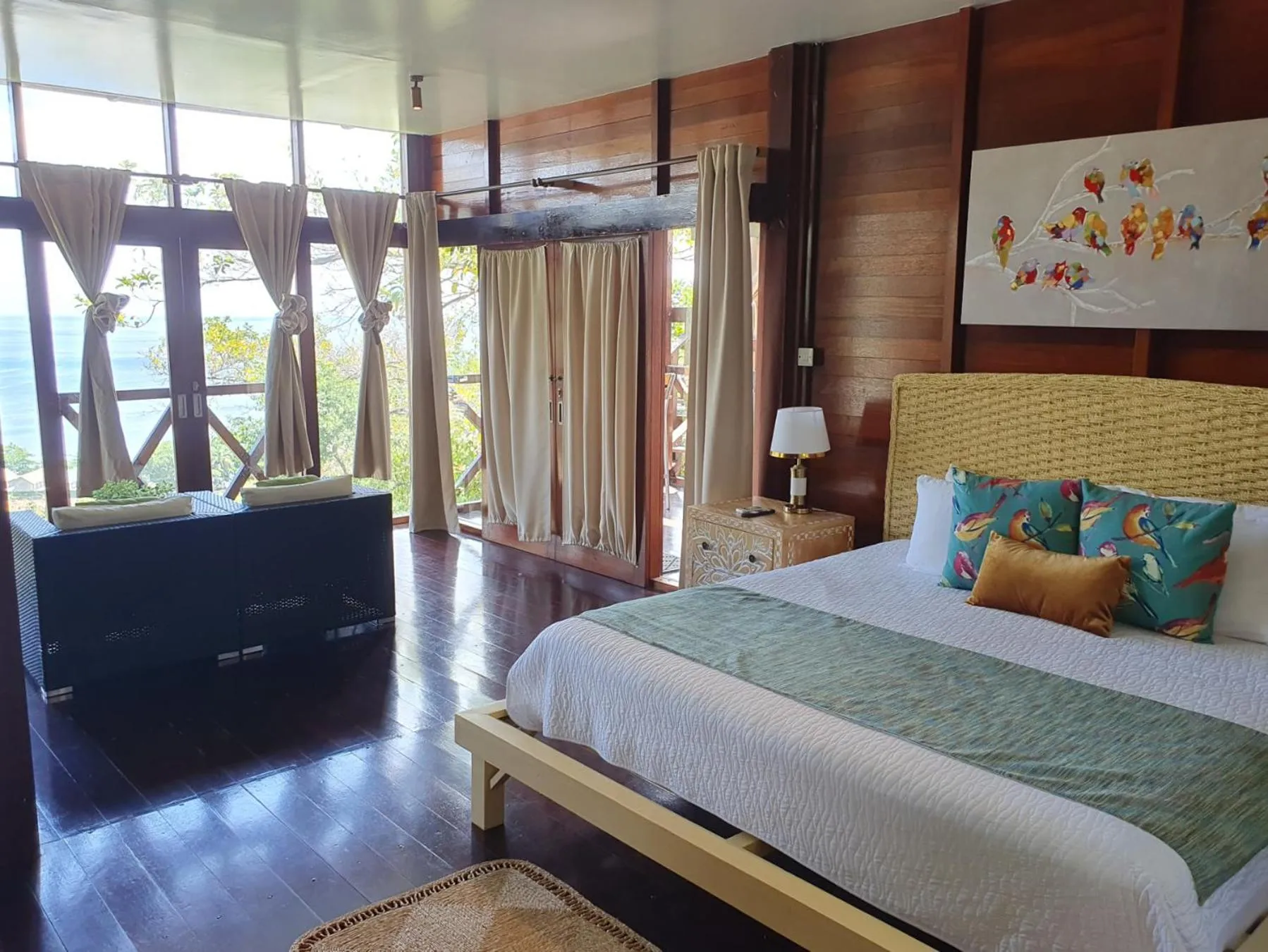 Bed in Green Fig Resort & Spa
