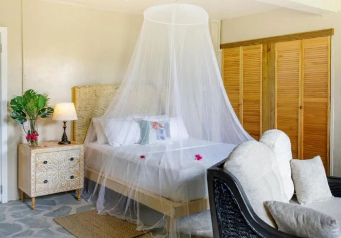 Bed in Green Fig Resort & Spa