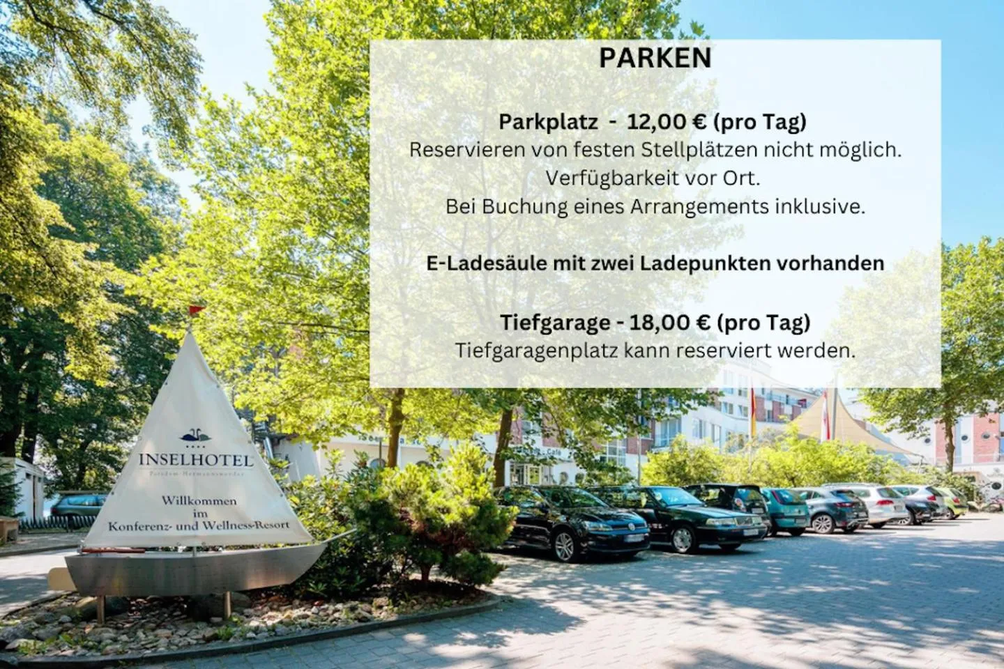 Area and facilities in INSELHOTEL Potsdam