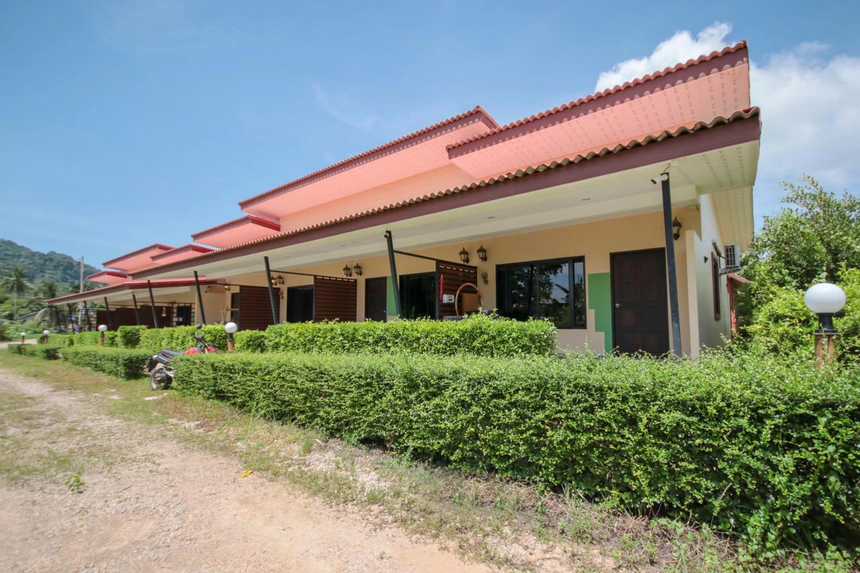 Facade/entrance in Napas House