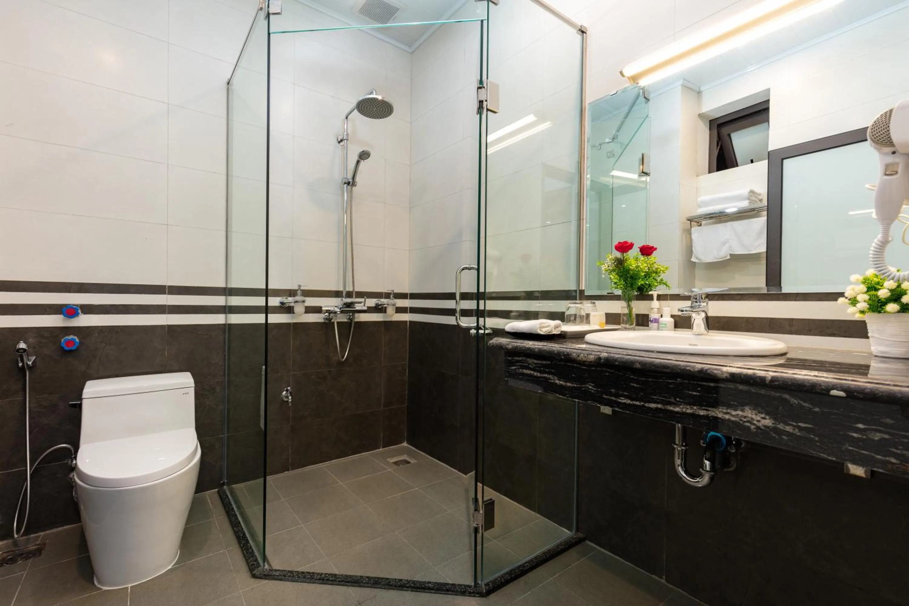 Shower in Airport Classic Hotel & Travel