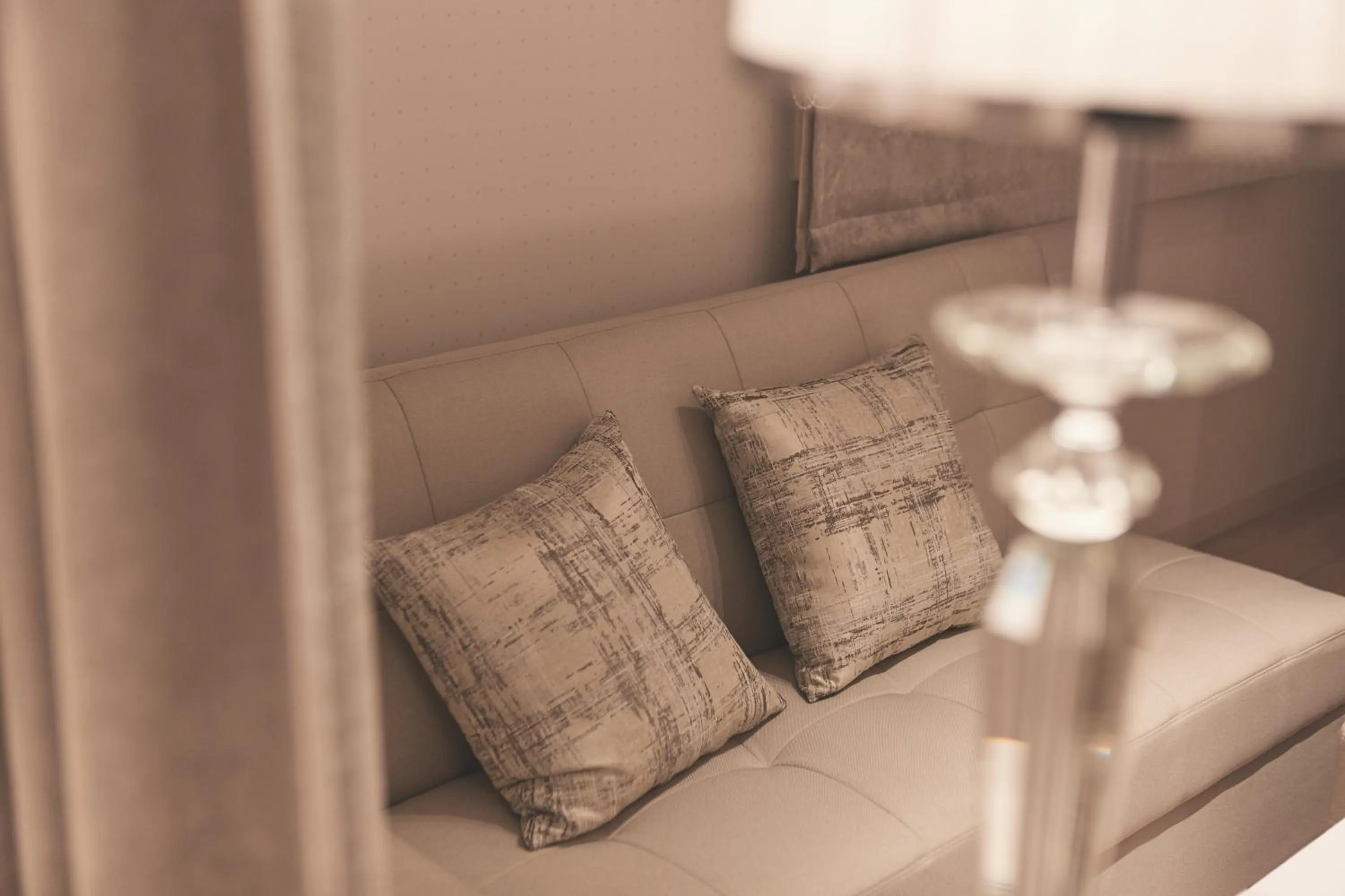 Seating area in ReLA Higashimatsudo