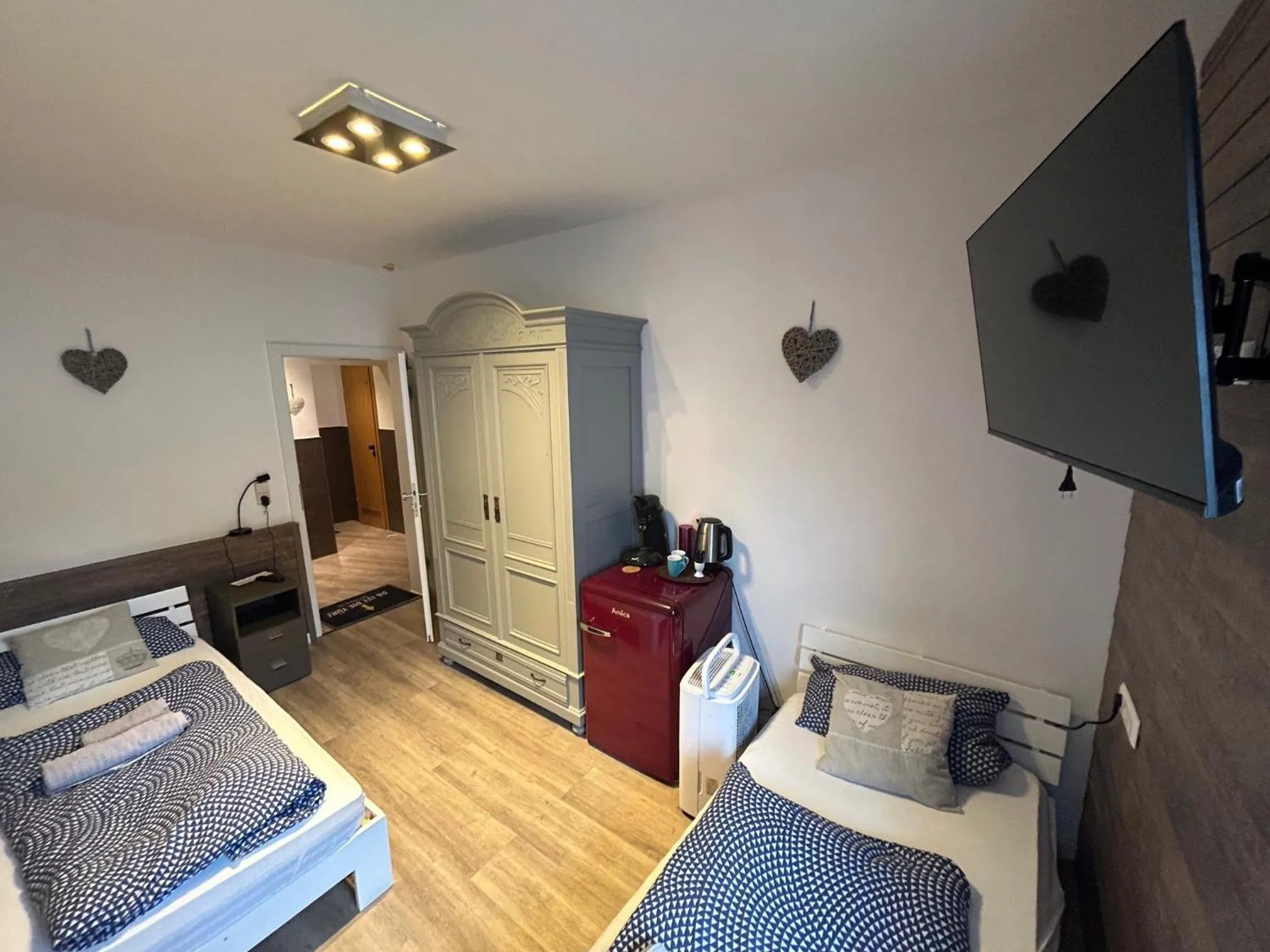 Bed in Hotel Waldhorn