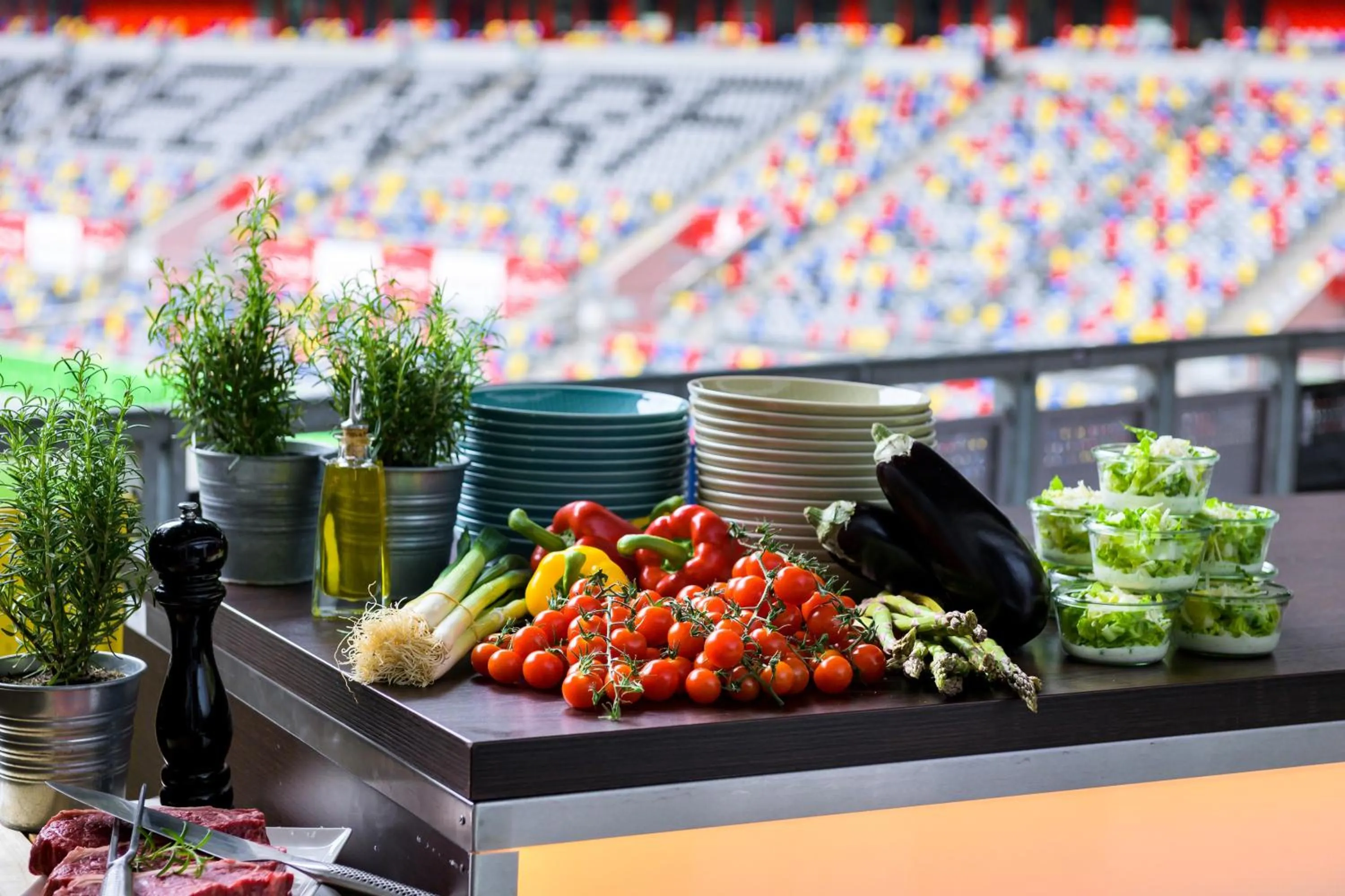 Restaurant/places to eat in Tulip Inn Hotel Düsseldorf Arena - 2 Minuten Fußweg zur Messe