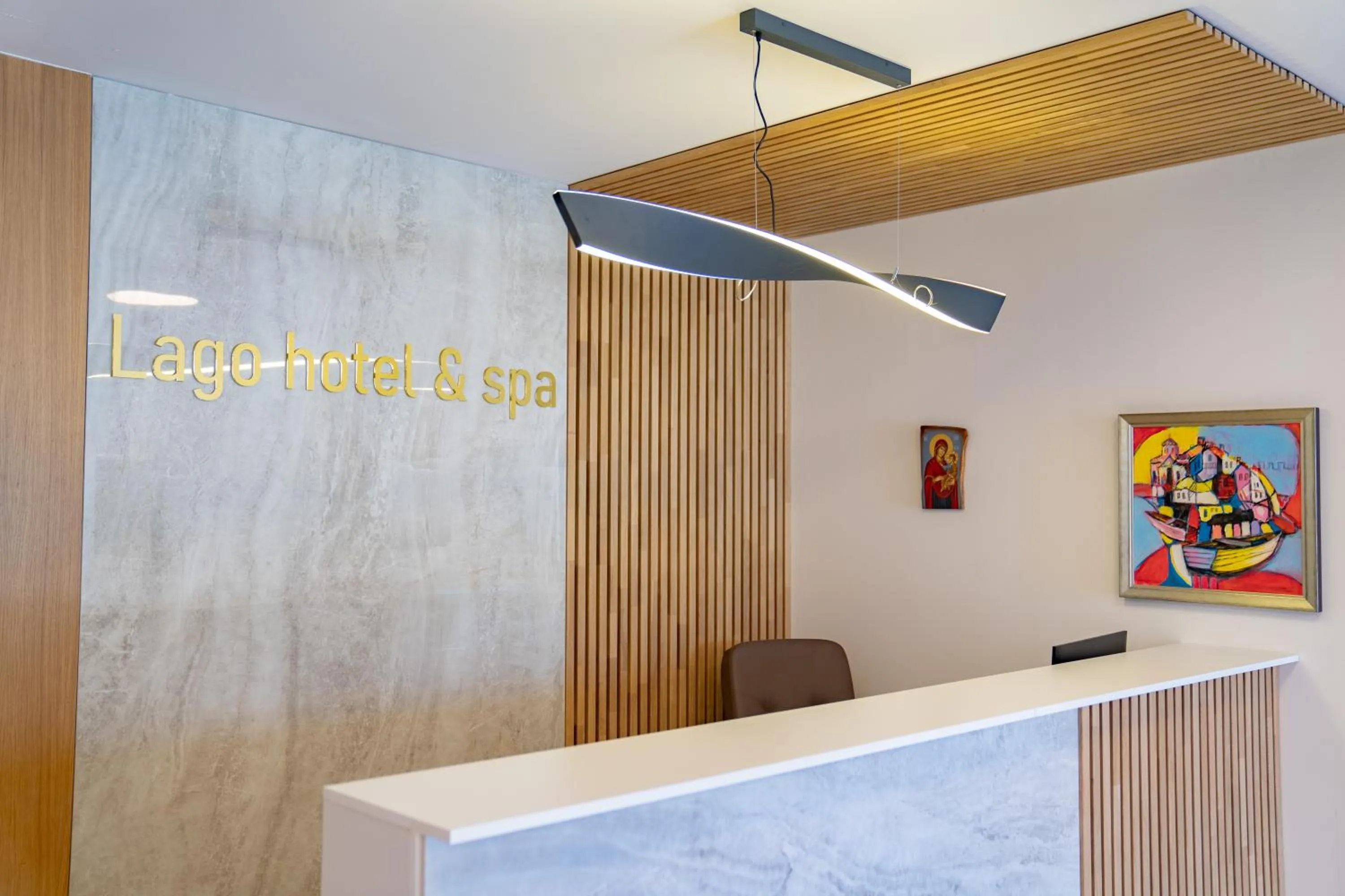 Lobby or reception in Lago Hotel