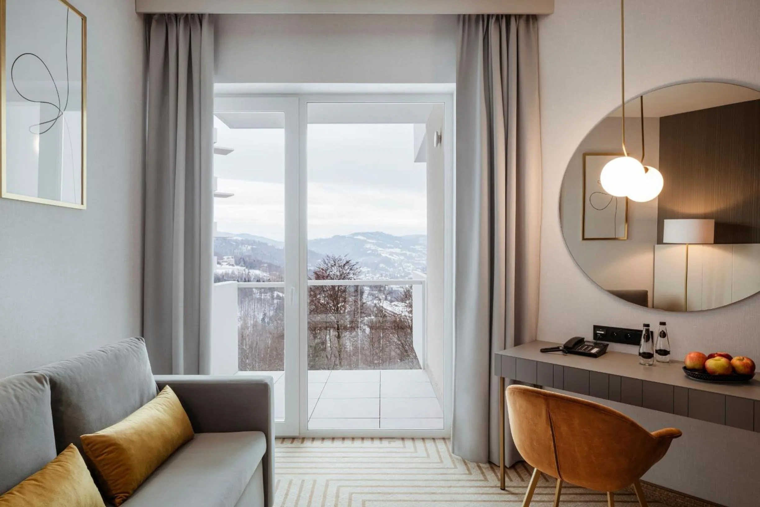 Balcony/Terrace in Crystal Mountain Hotel Wisła