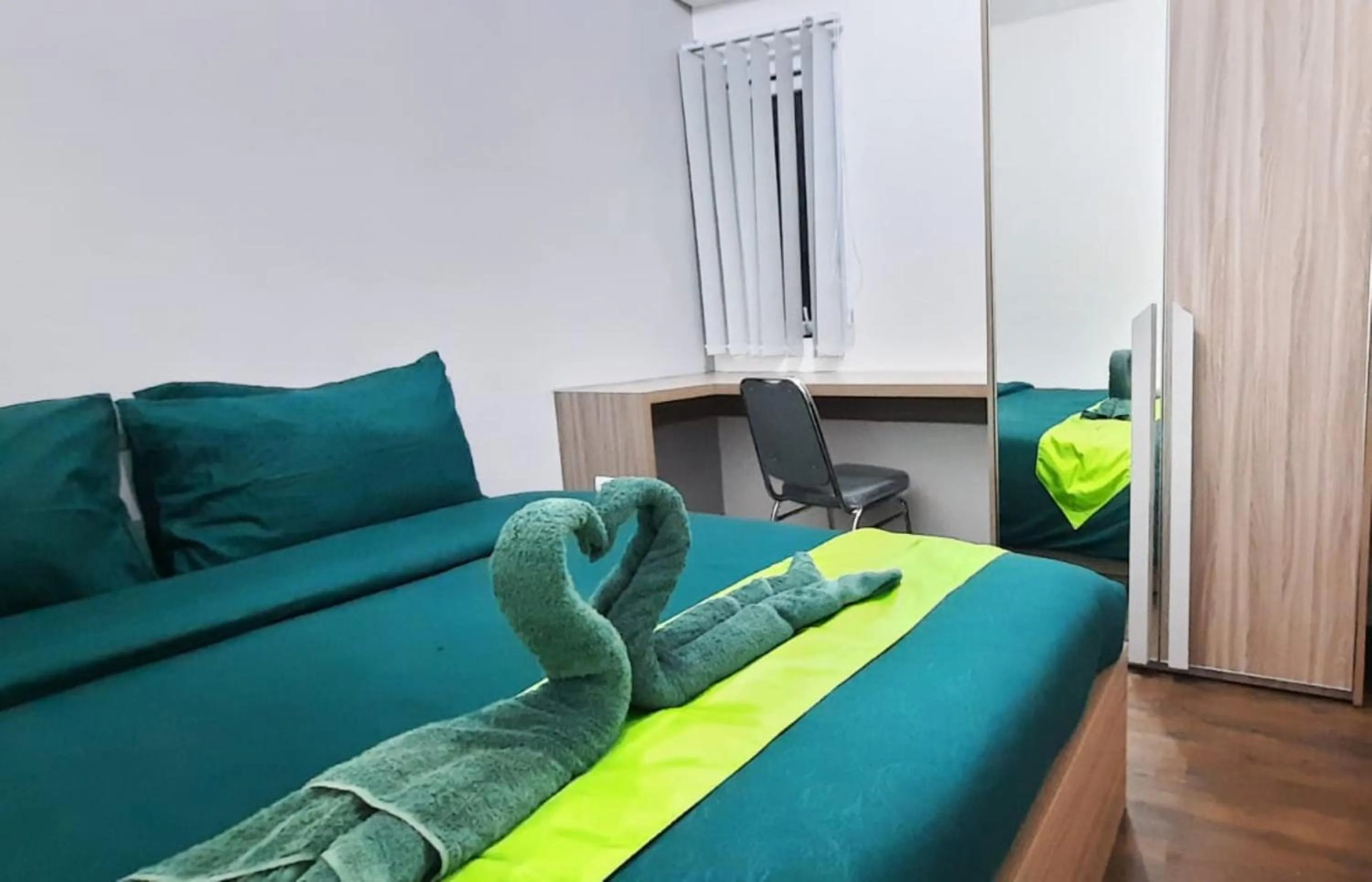 Bedroom in Nature's Room @ Aeropolis