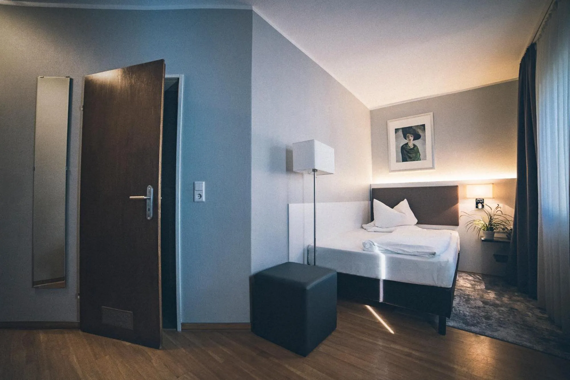 Bed in Gartenstadt Hotel