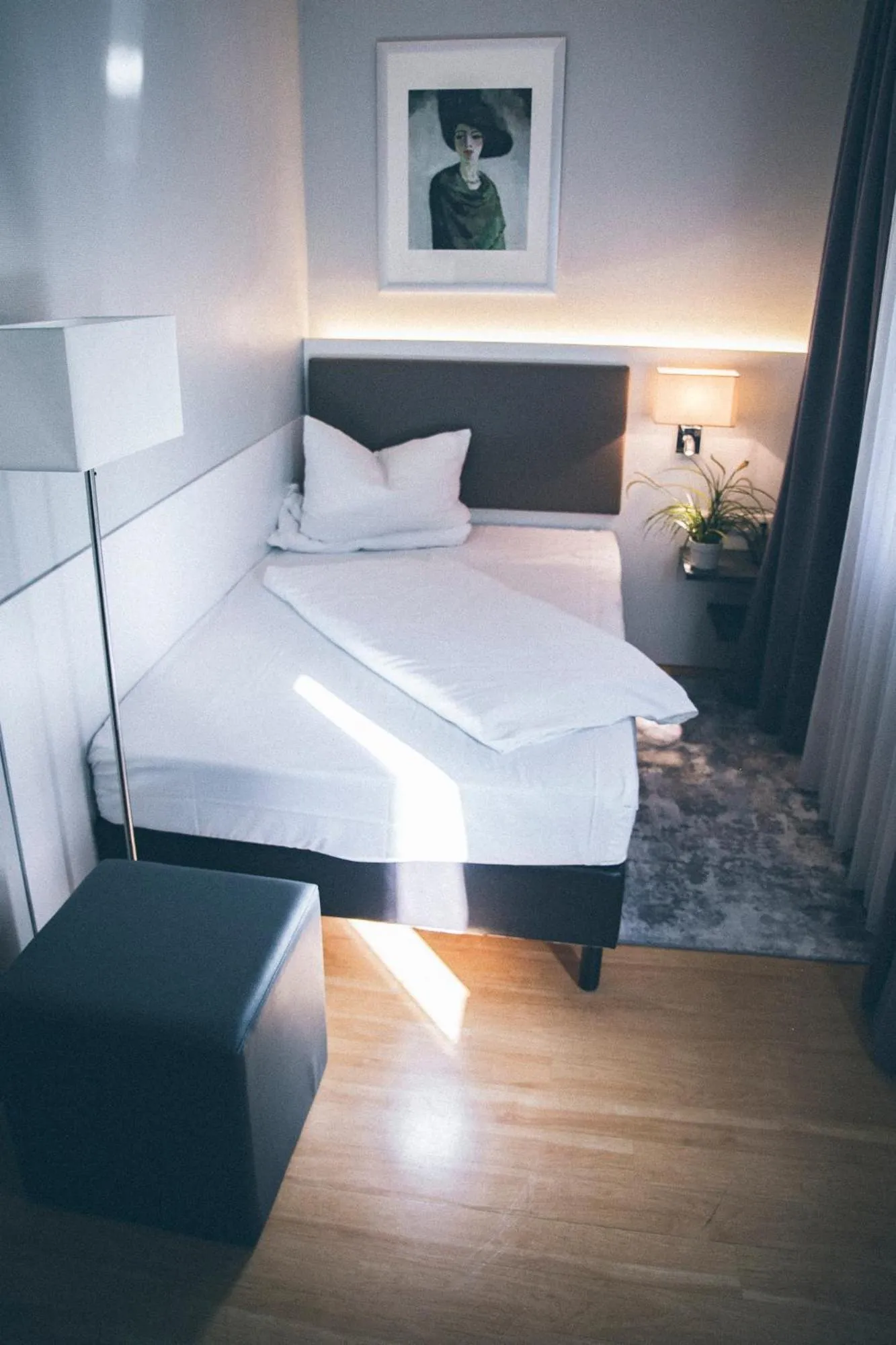 Bed in Gartenstadt Hotel