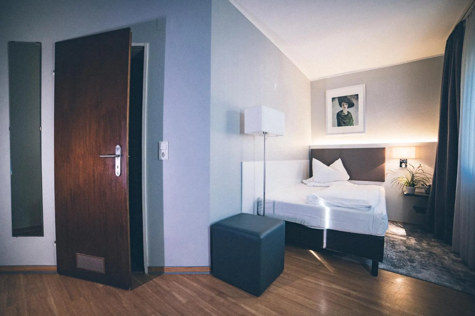 Bed in Gartenstadt Hotel