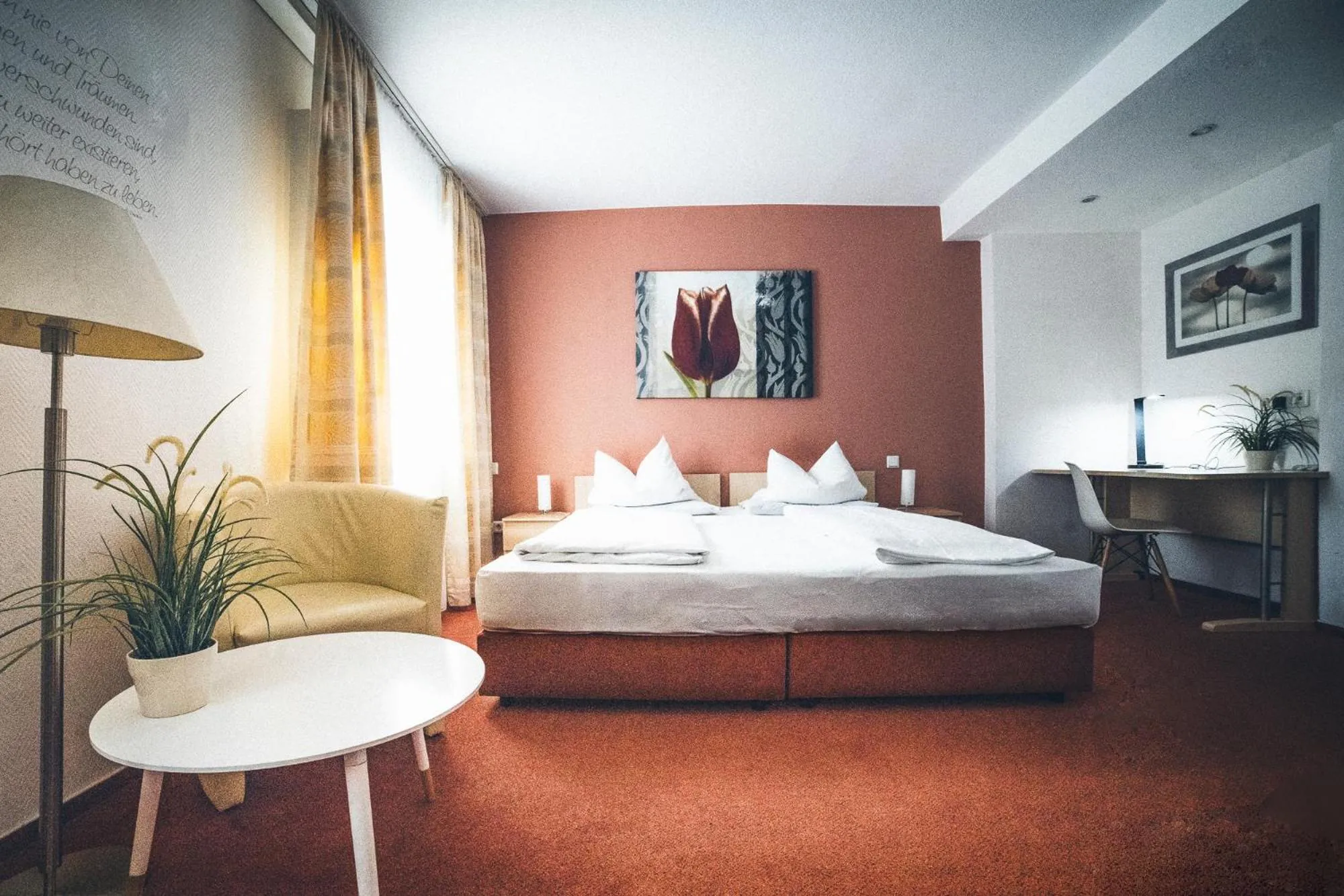 Bed in Gartenstadt Hotel