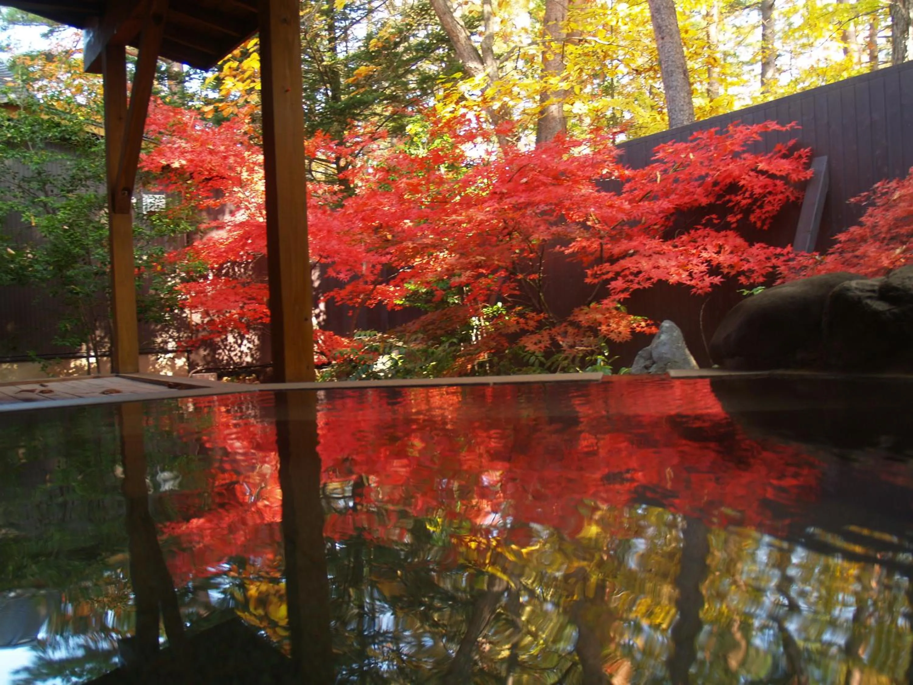 Spring in Kusatsu Skyland Hotel