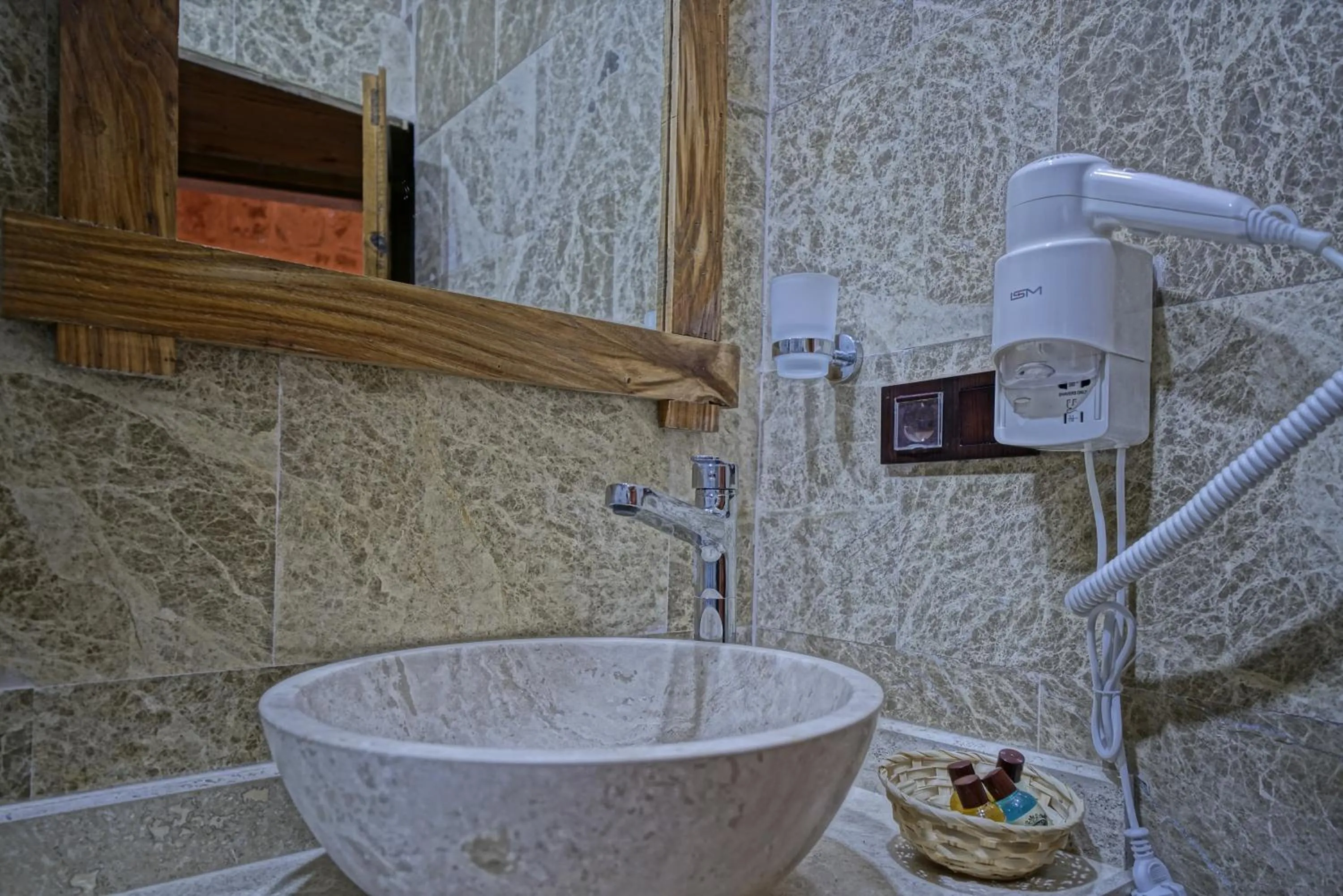 Shower in Cappadocia Cave Lodge