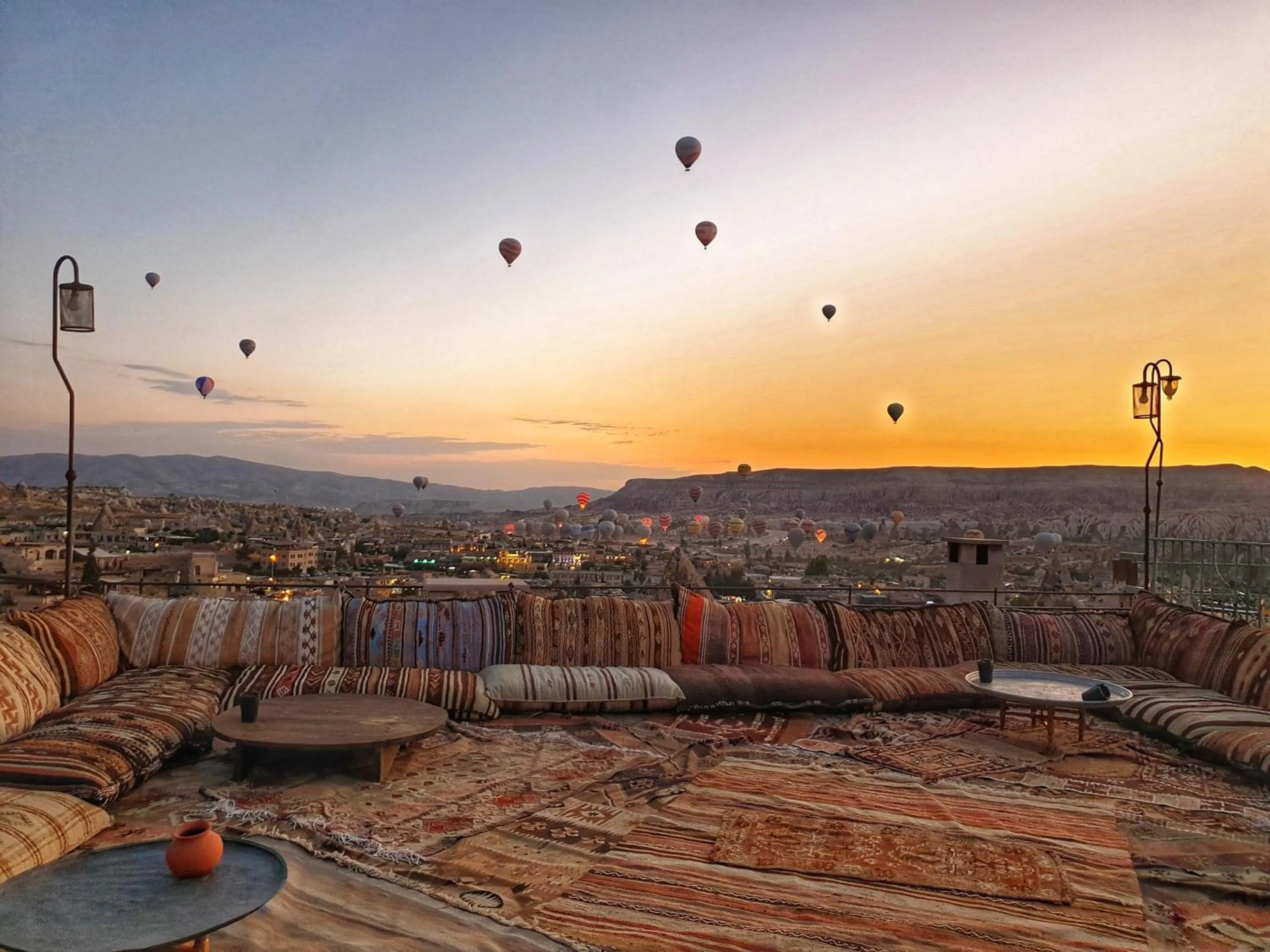 Balcony/Terrace in Cappadocia Cave Lodge