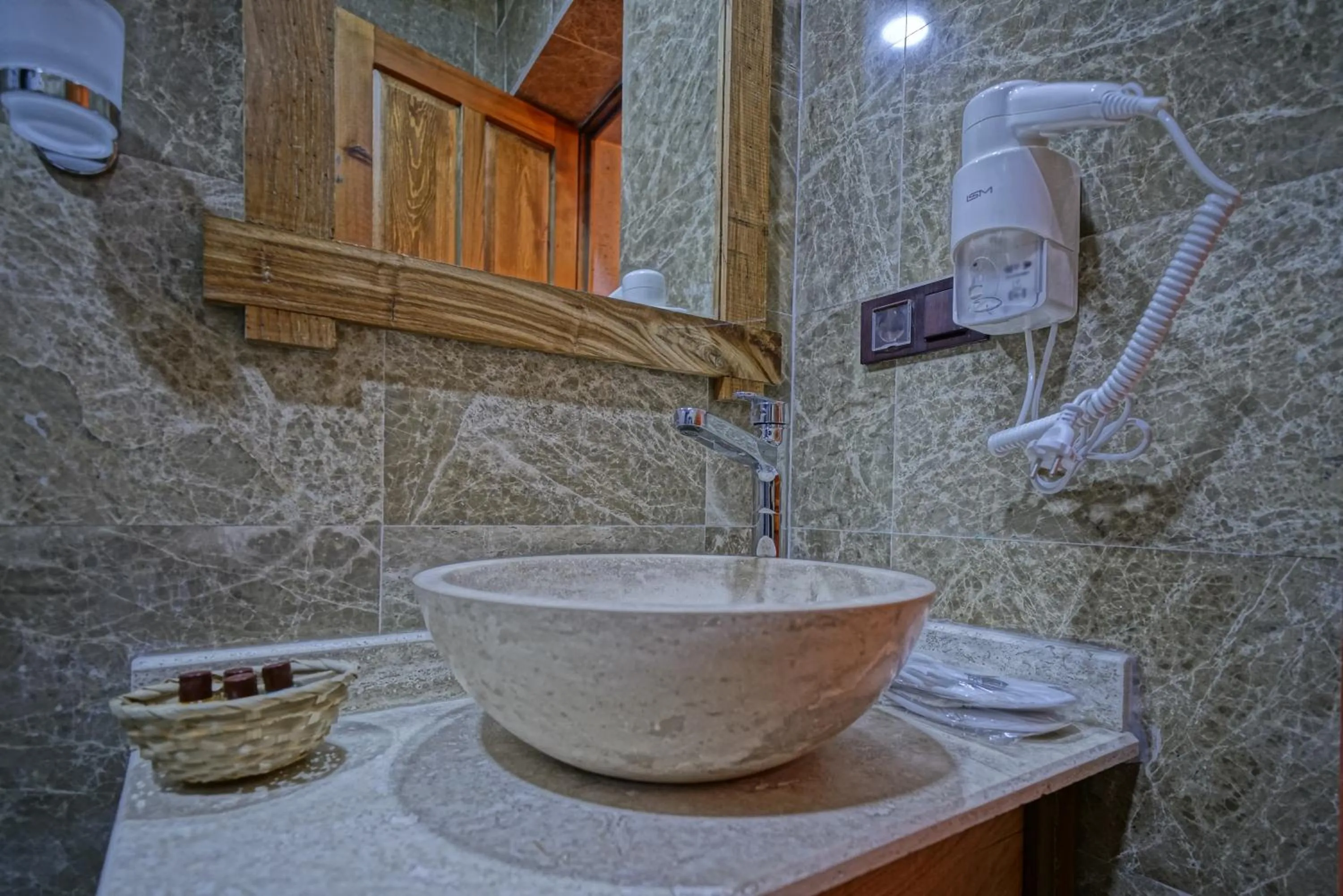 Shower in Cappadocia Cave Lodge