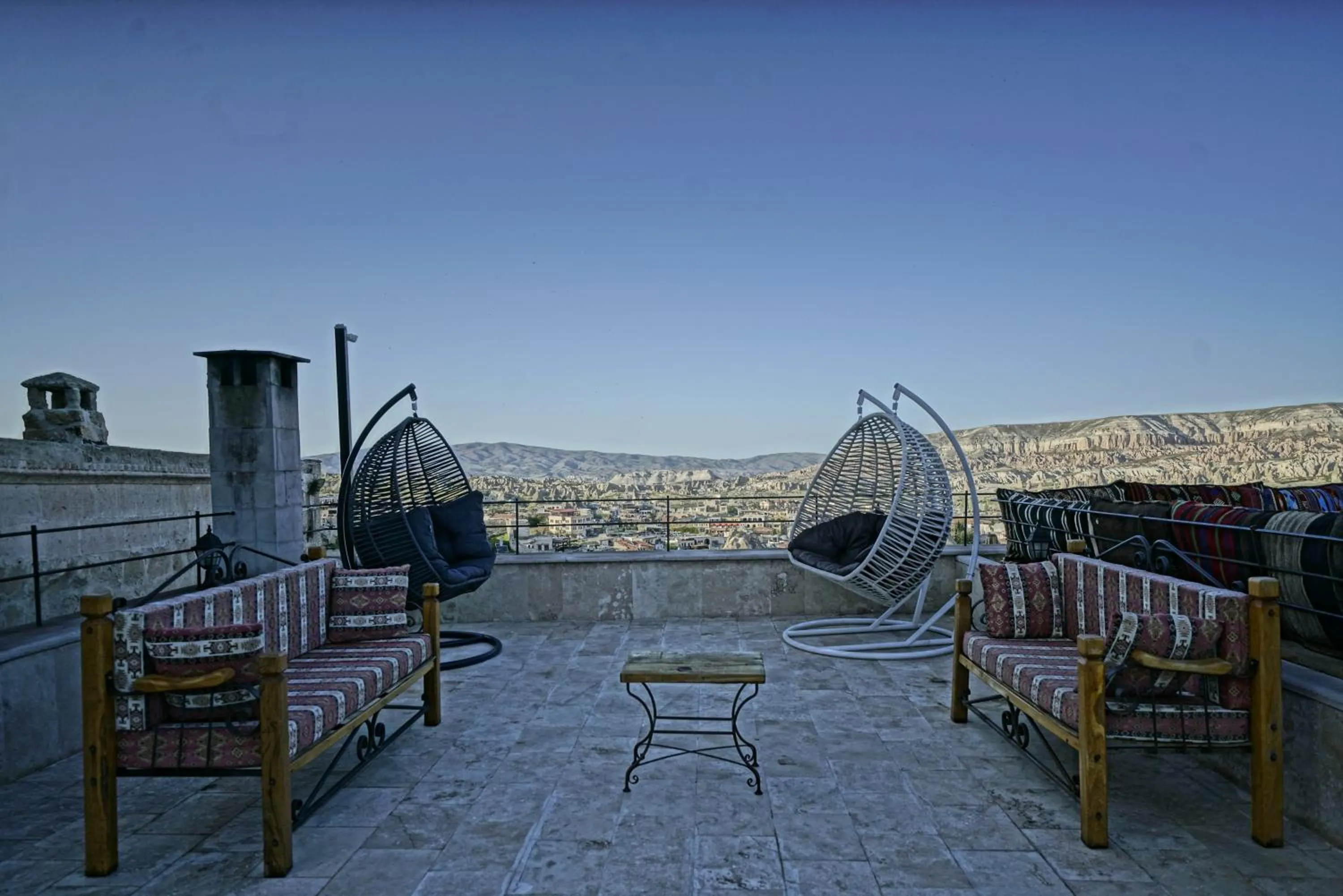 Patio in Cappadocia Cave Lodge