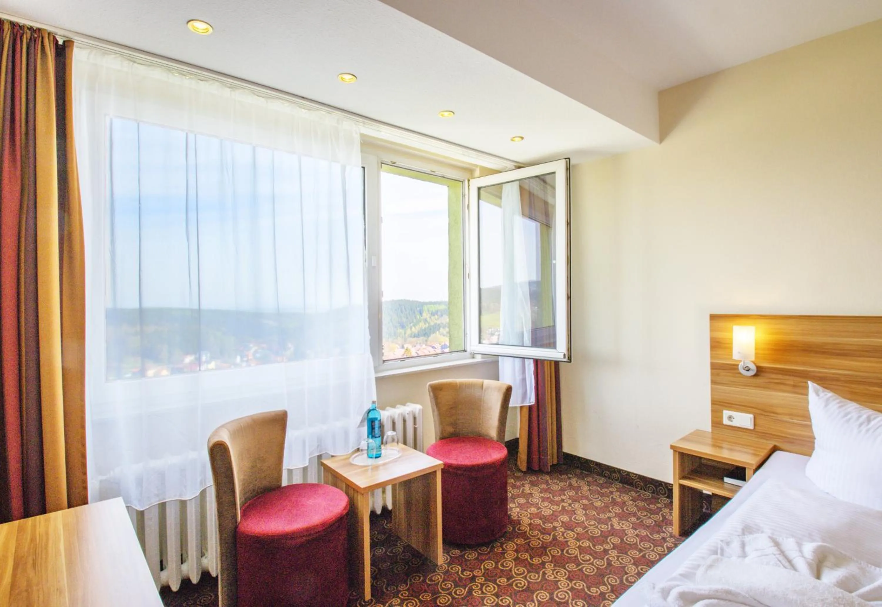 Photo of the whole room, Bed in Ferien Hotel Rennsteigblick