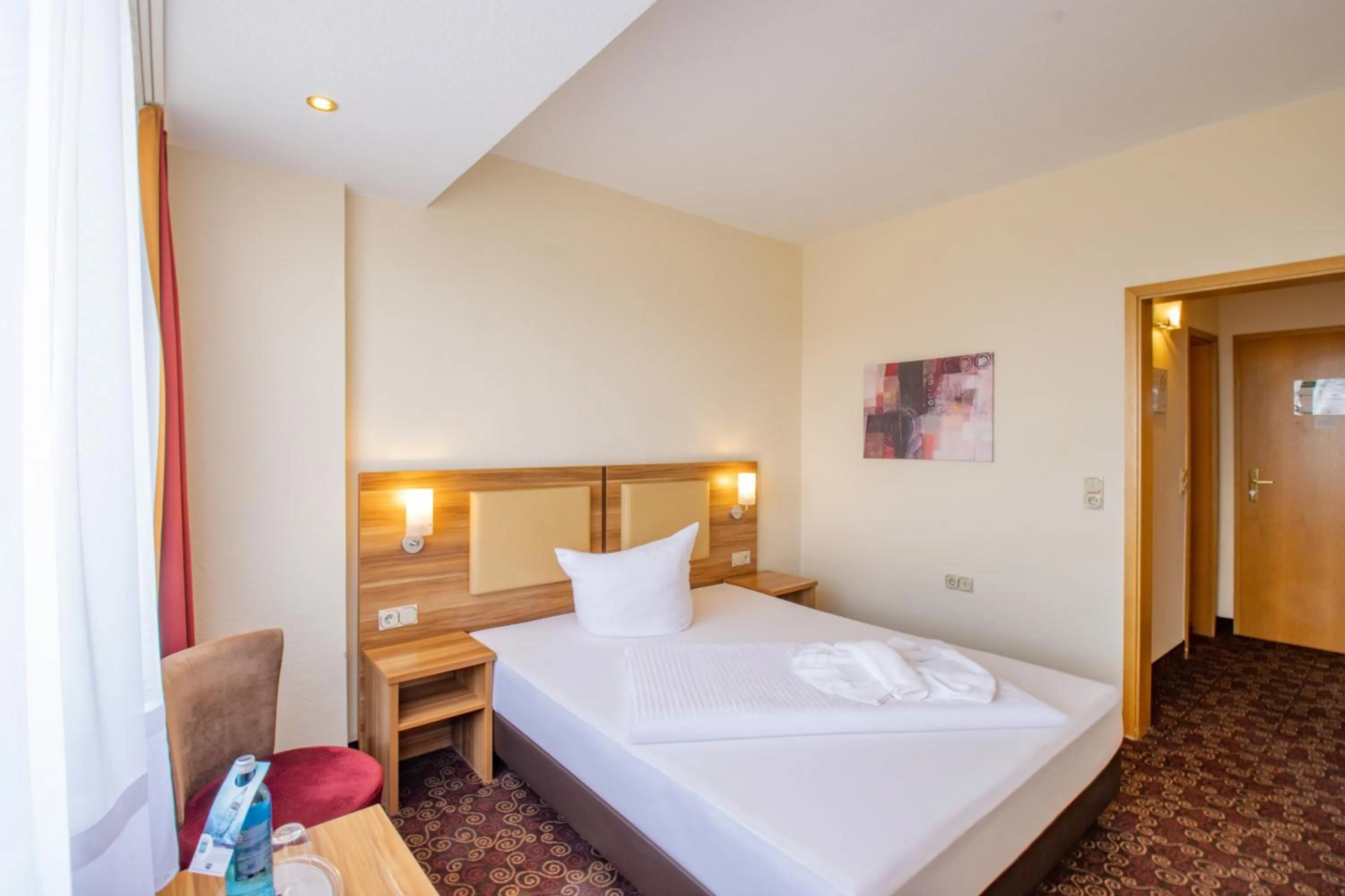 Photo of the whole room, Bed in Ferien Hotel Rennsteigblick