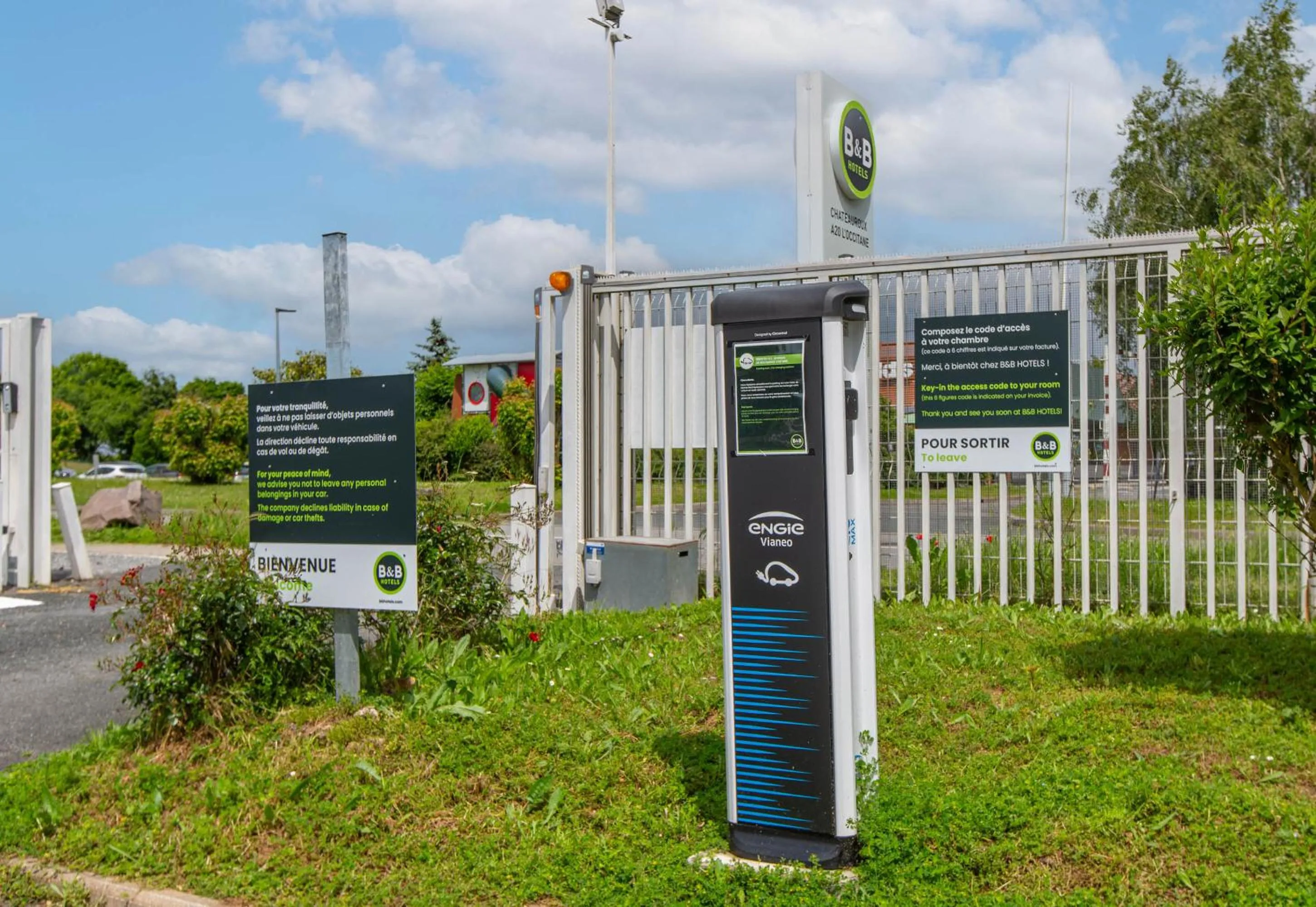 Parking in B&B HOTEL Châteauroux A20 L'Occitane