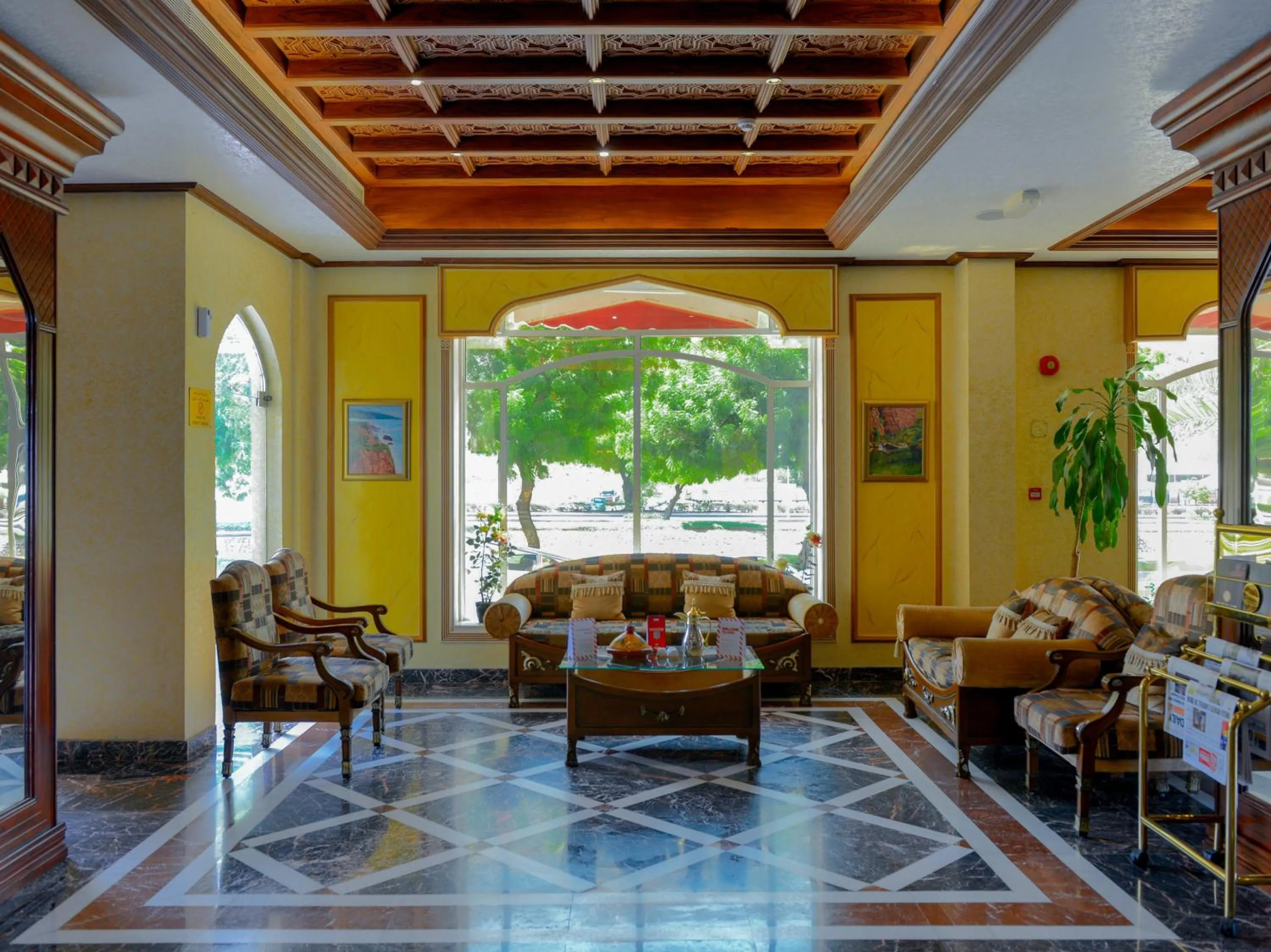 Lobby or reception in Hotel Golden Oasis