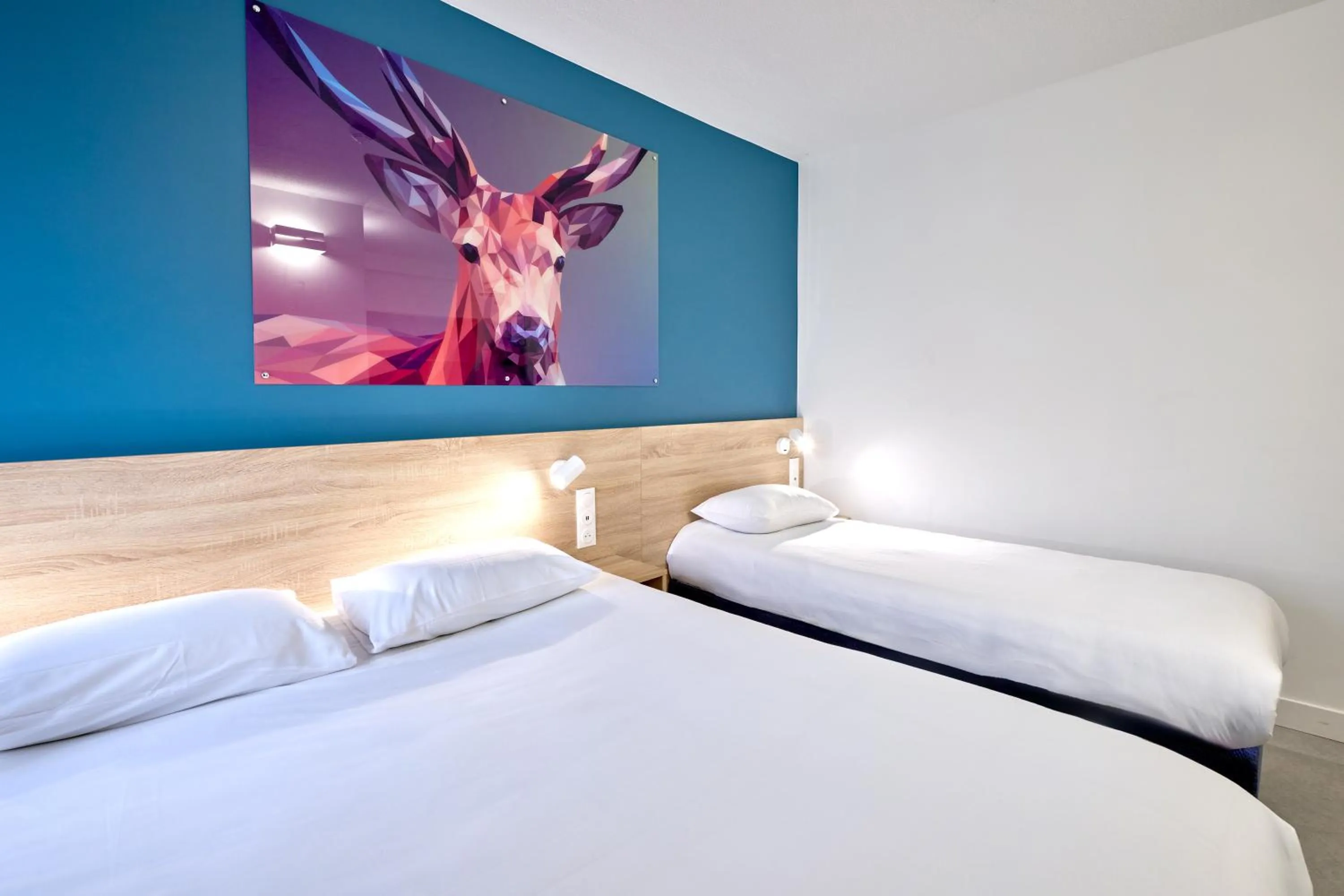 Bed in Kyriad ECO - Nevers Nord Varennes Vauzelles