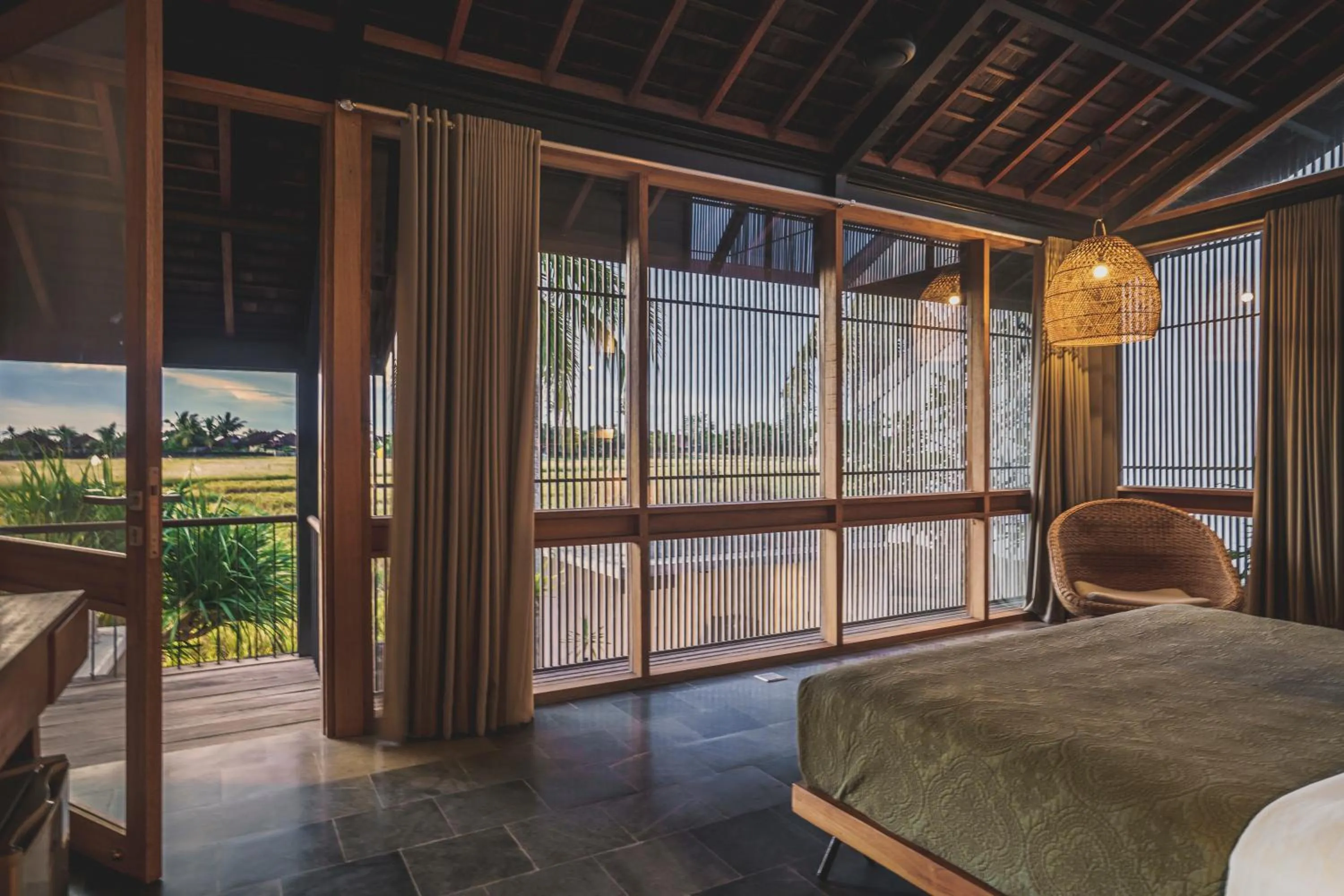 View (from property/room), Bed in The Saren