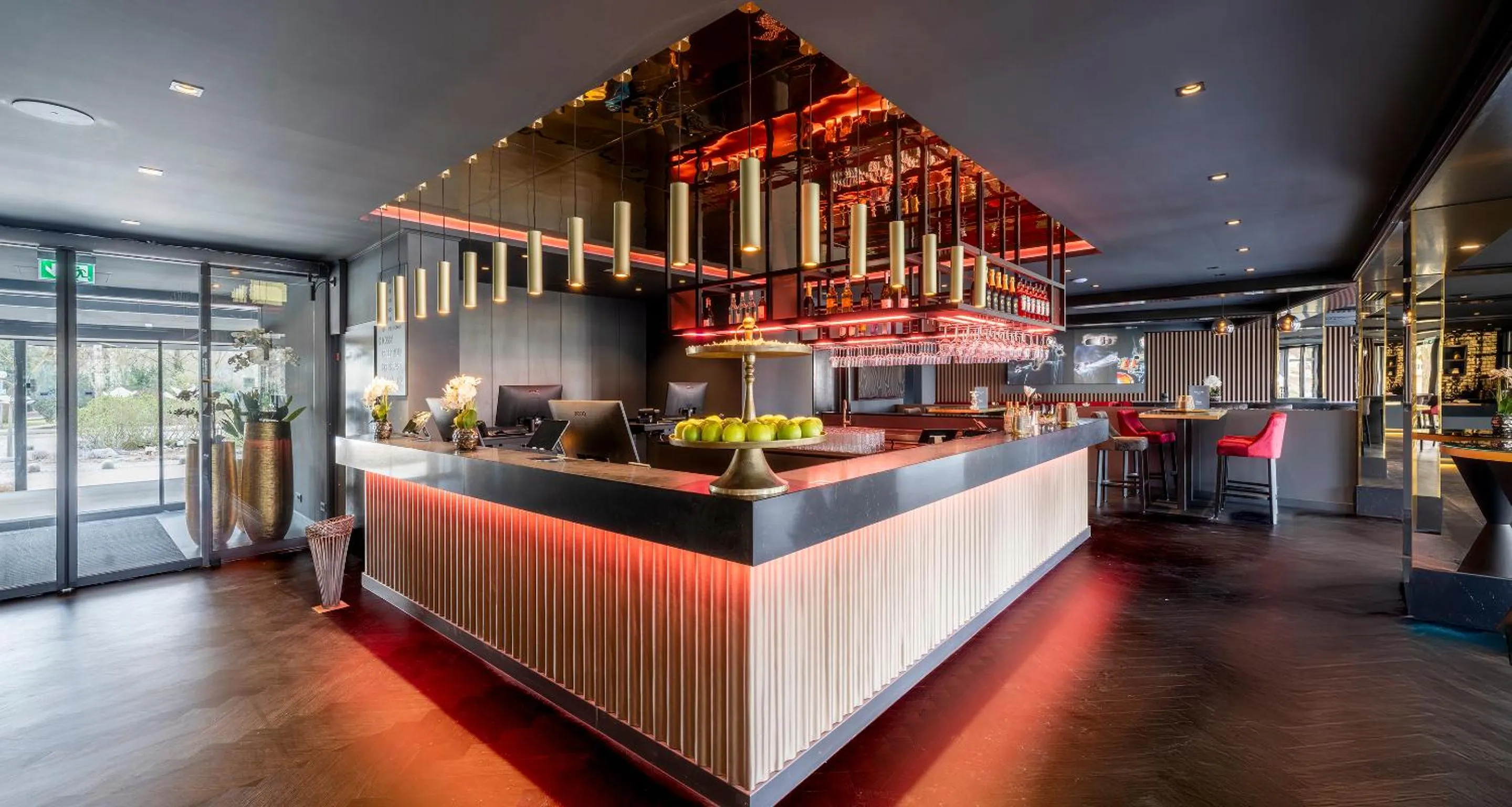 Lobby or reception in PLAZA Premium Parkhotel Neu-Ulm