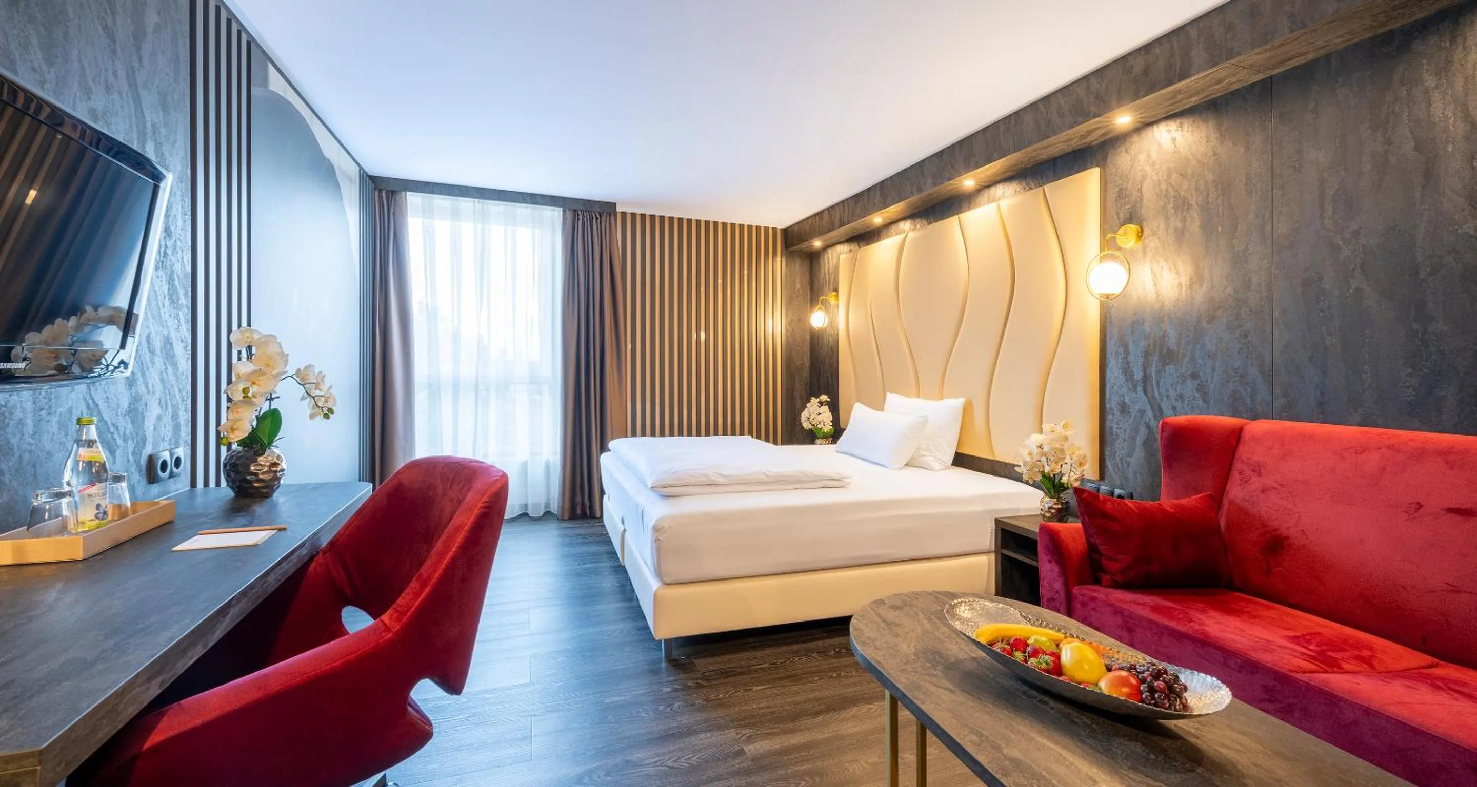 Bed in PLAZA Premium Parkhotel Neu-Ulm