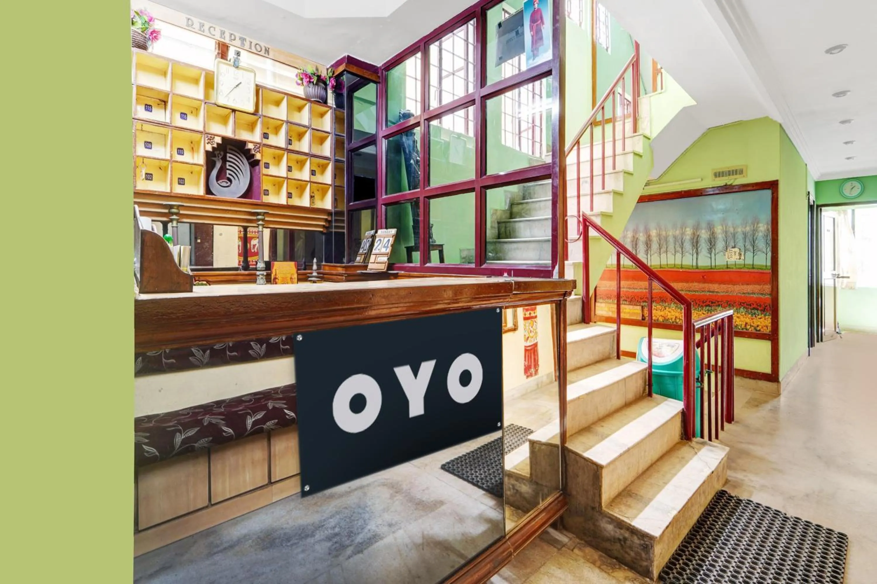 Lobby or reception in Hotel O Rainbow Stays