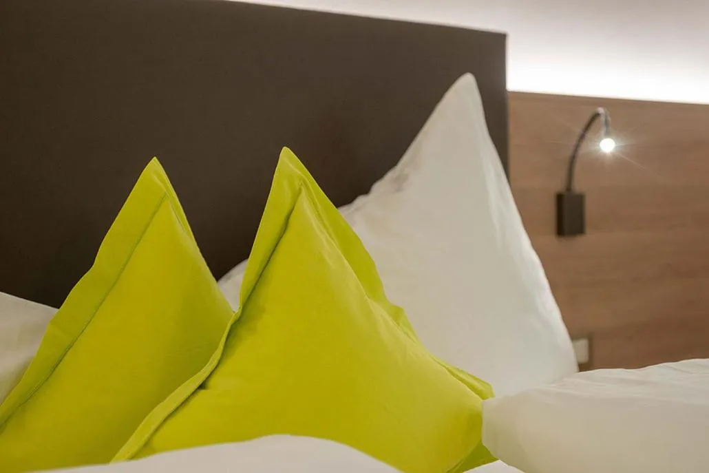 Bed in Hotel Gruberhof