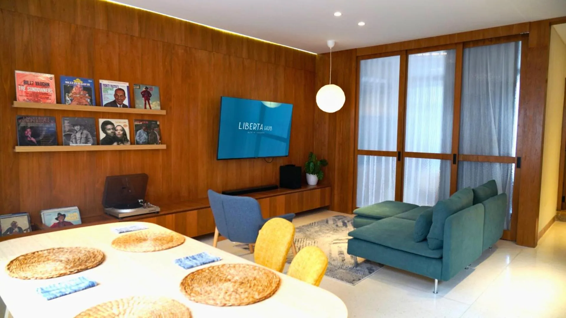 Communal lounge/ TV room in Liberta Hub Blok M Jakarta