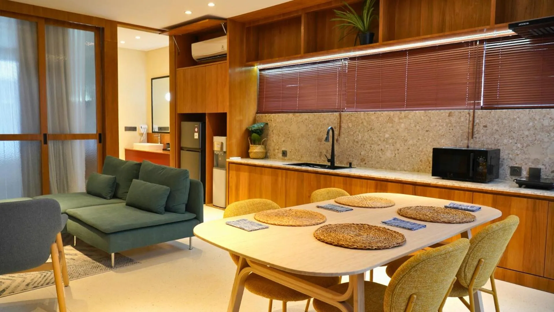 Kitchen or kitchenette in Liberta Hub Blok M Jakarta