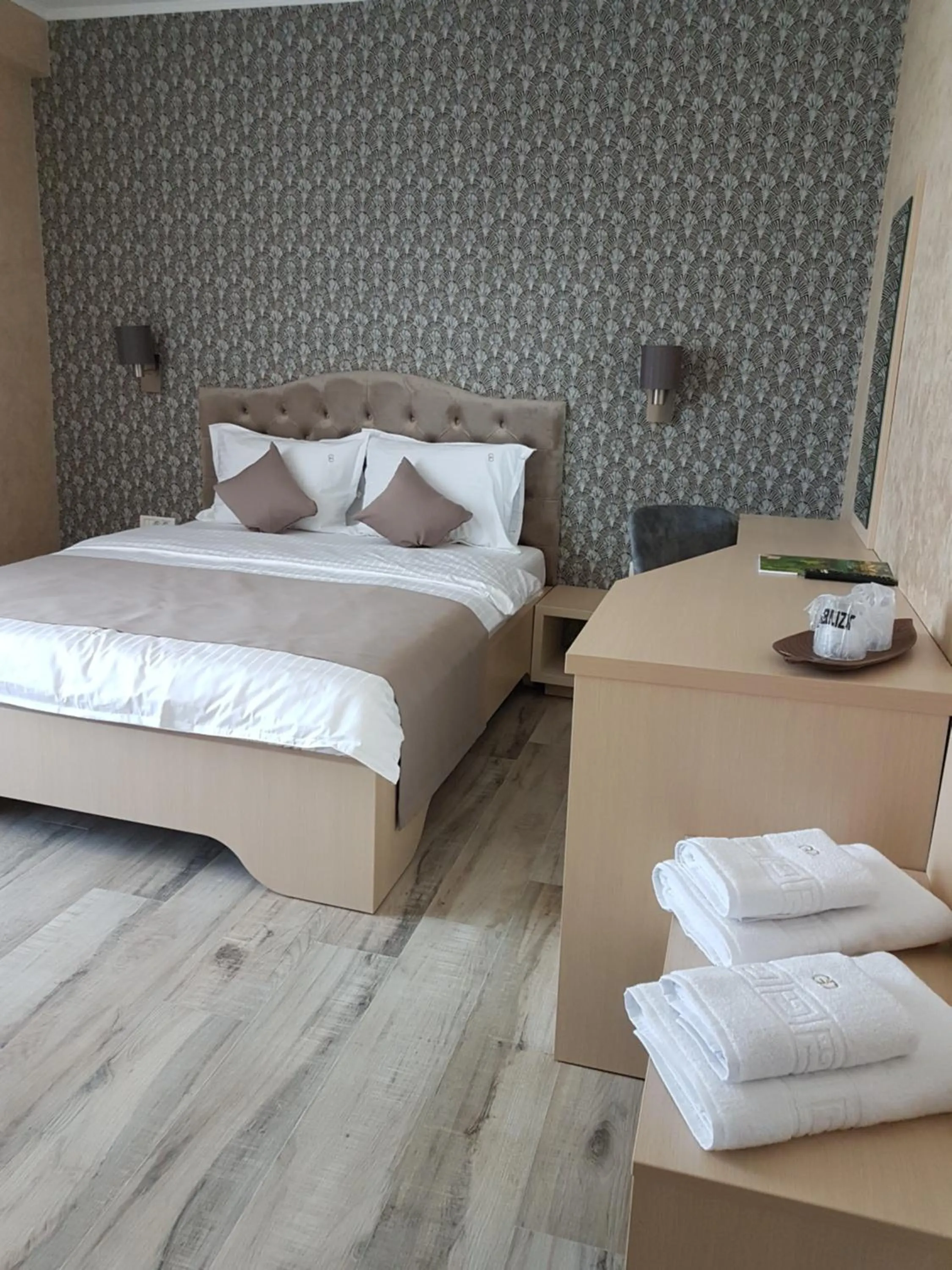 Bed in Hotel Grand Dedal