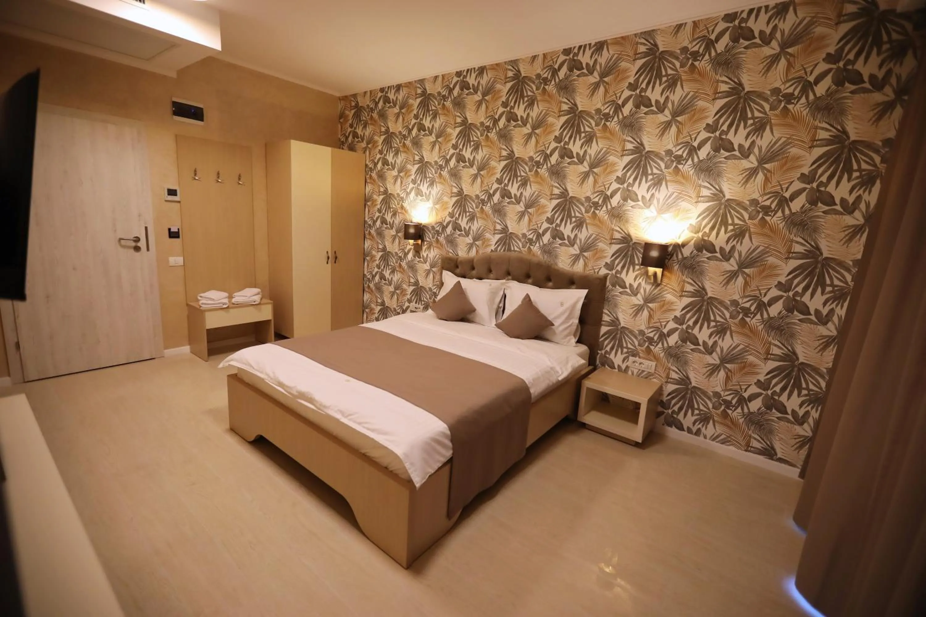 Bed in Hotel Grand Dedal