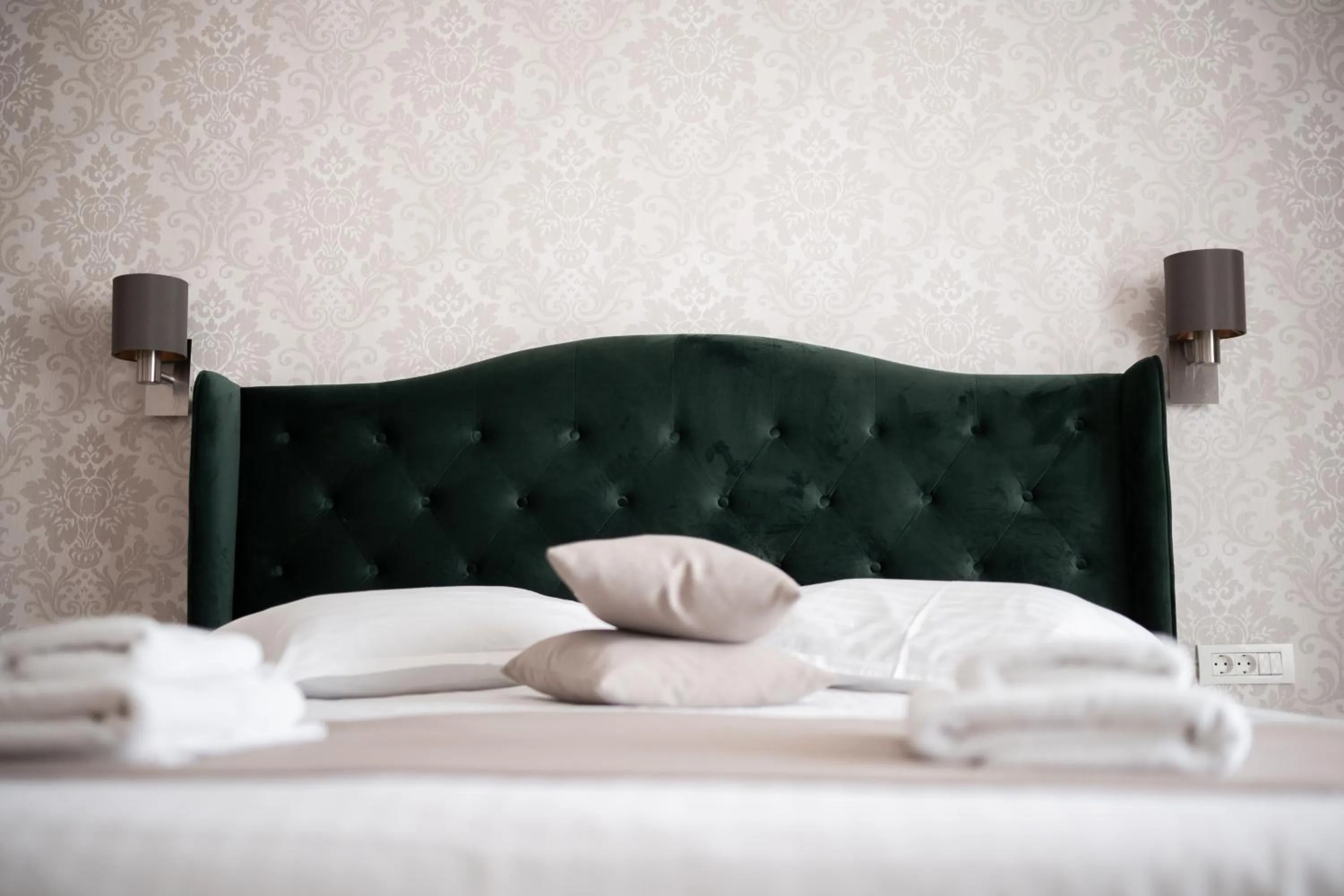 Bed in Hotel Grand Dedal