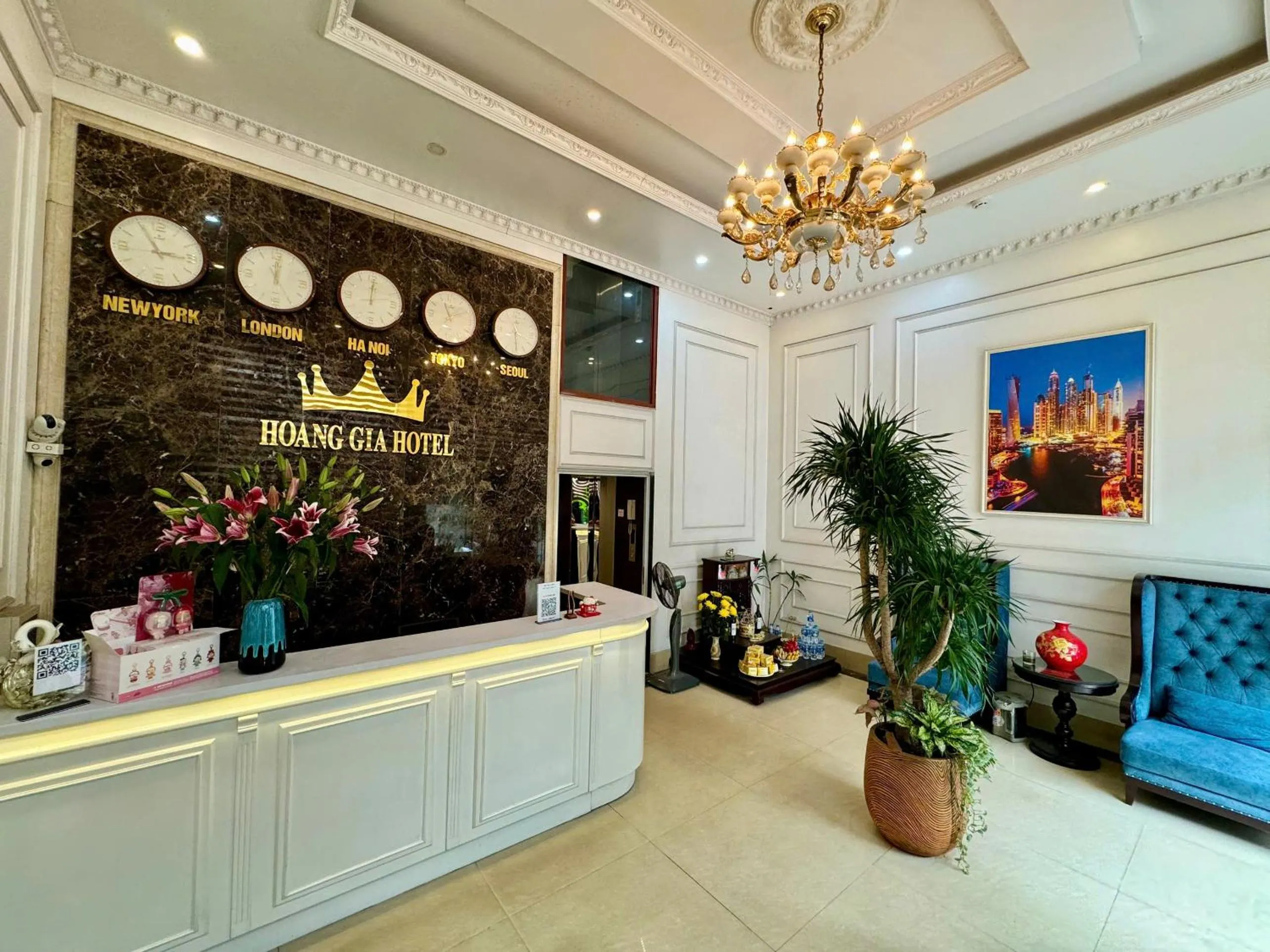 Living room in Hoàng Gia Hotel Nhân Hòa