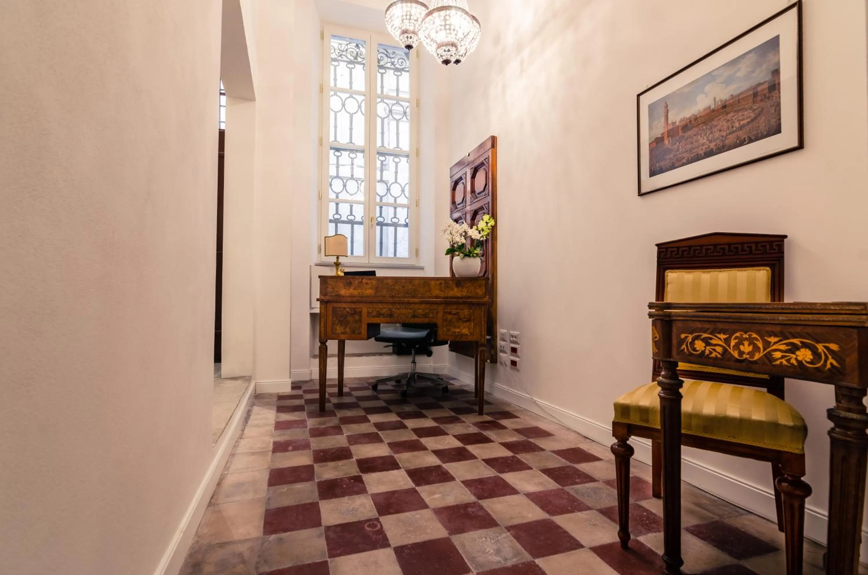 Lobby or reception in Il giardino di Pantaneto Residenza D'Epoca