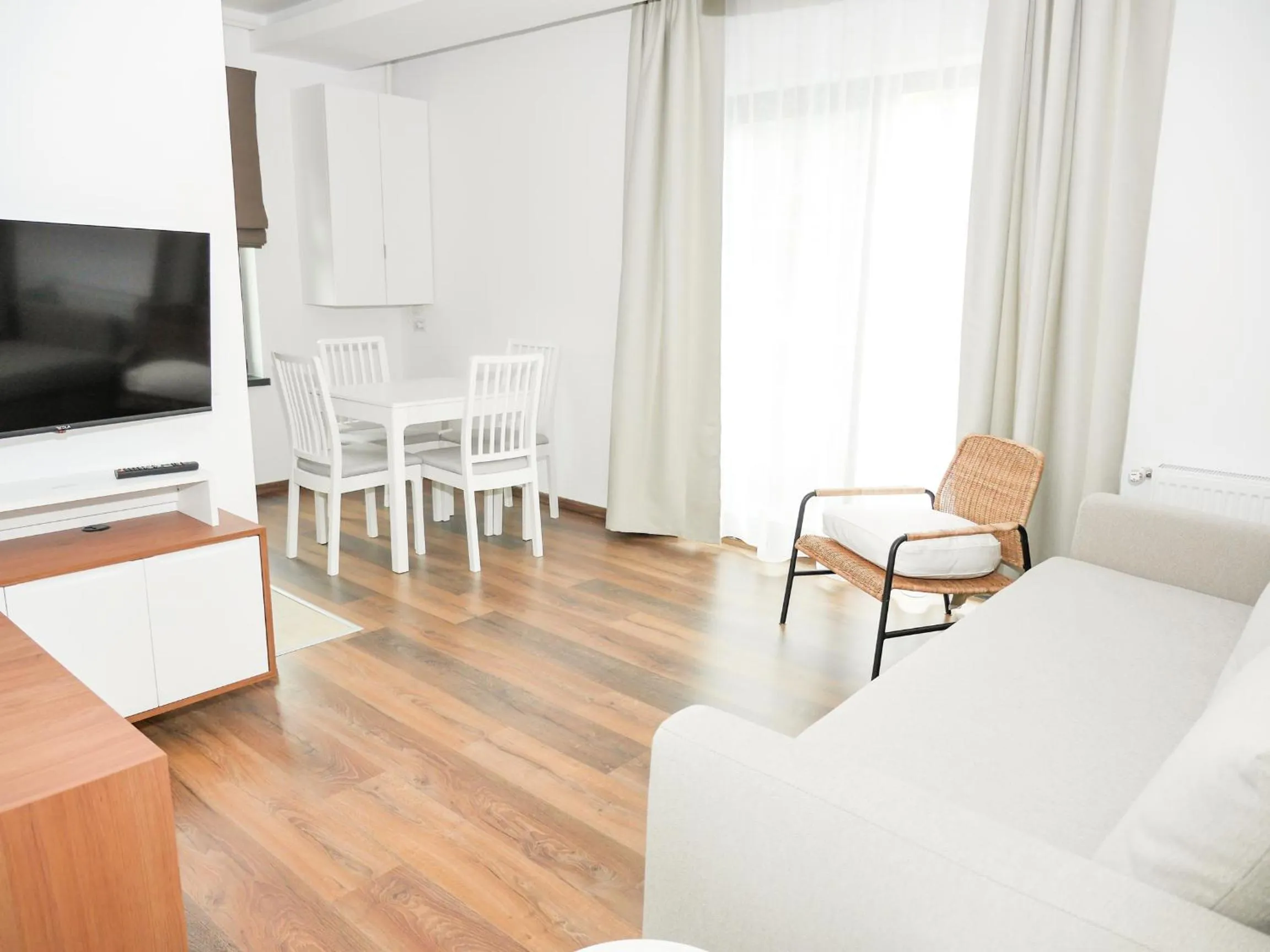 Living room in Clement Apartments