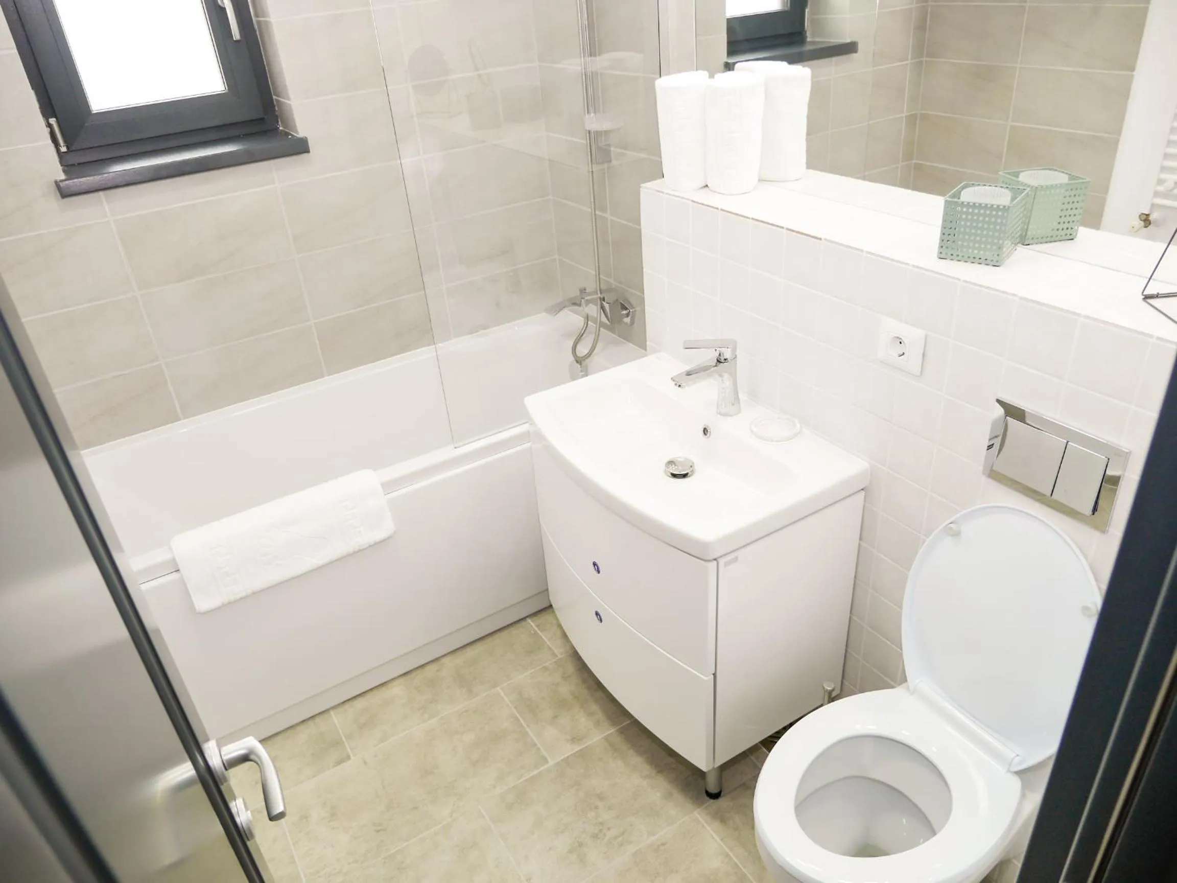 Bathroom in Clement Apartments