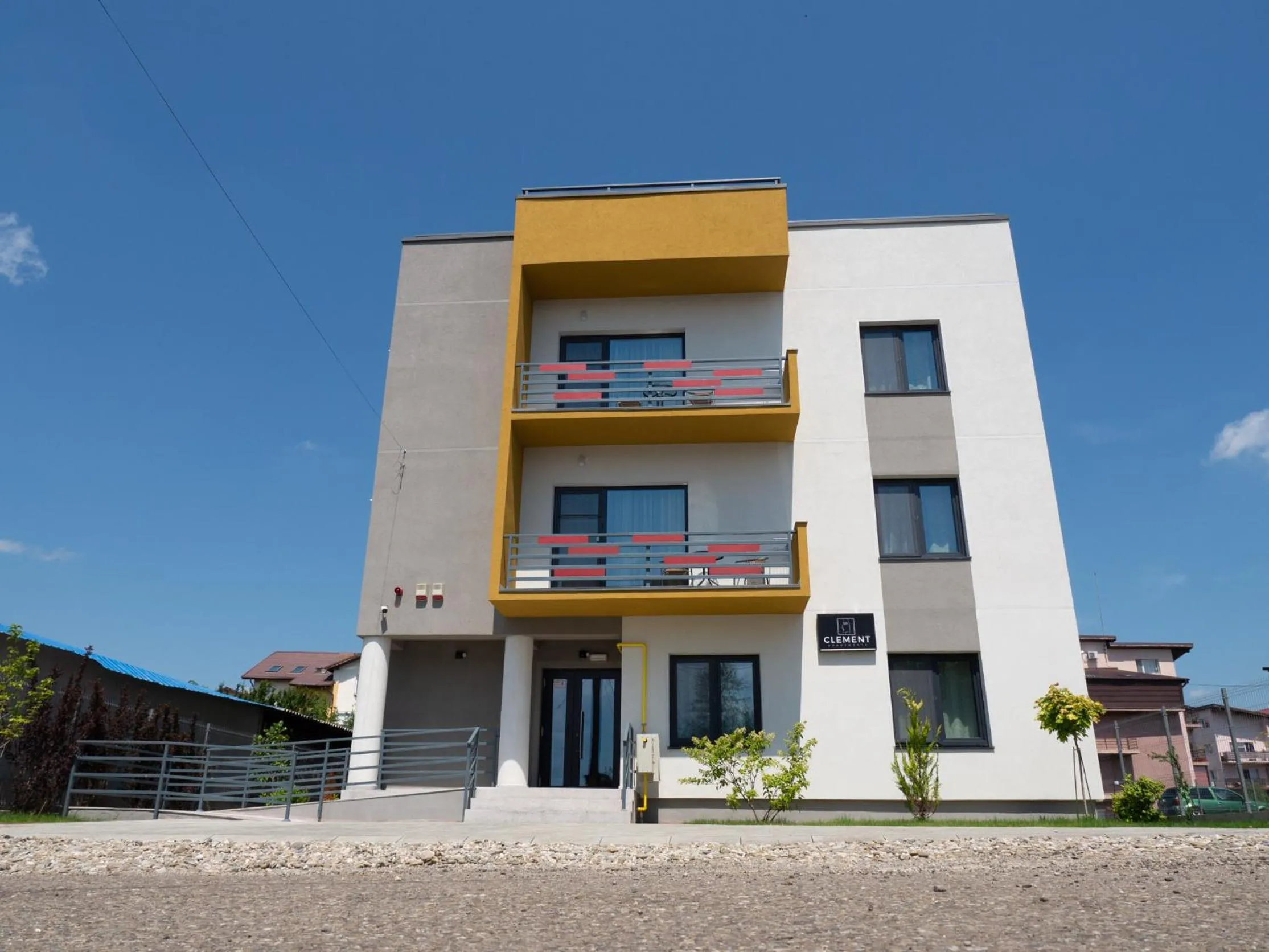 Facade/entrance in Clement Apartments