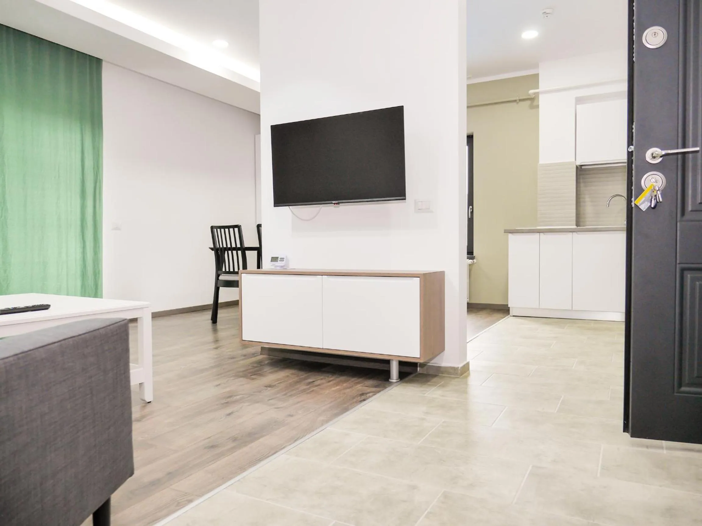 Living room in Clement Apartments