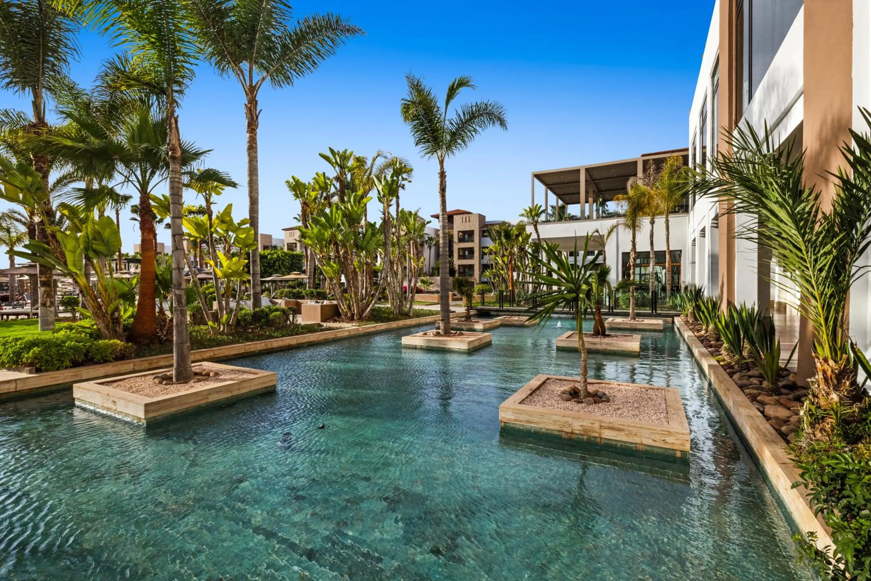 Pool view in Hotel Riu Palace Tikida Agadir - All Inclusive
