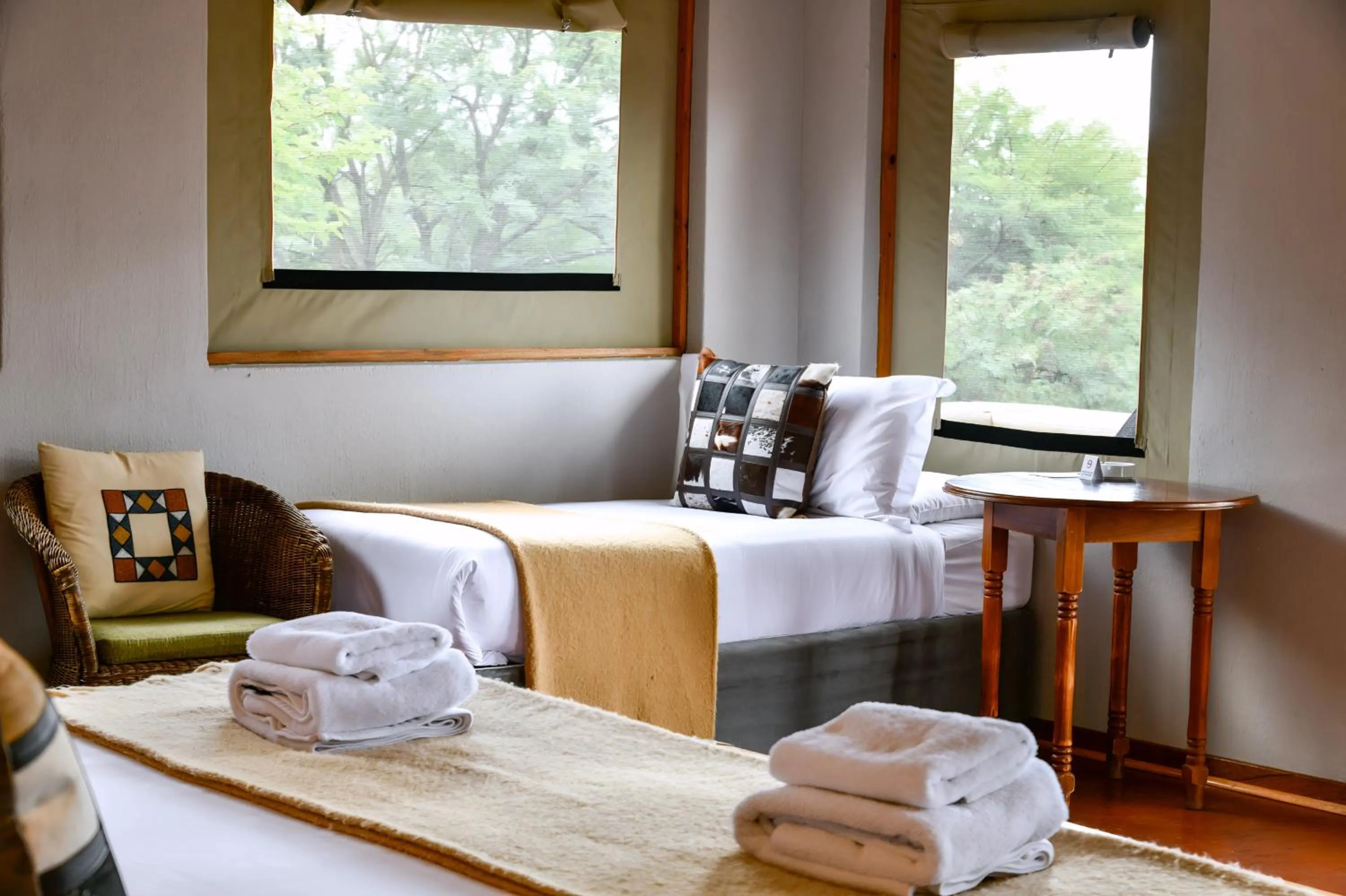 Bed in The Springbok Lodge