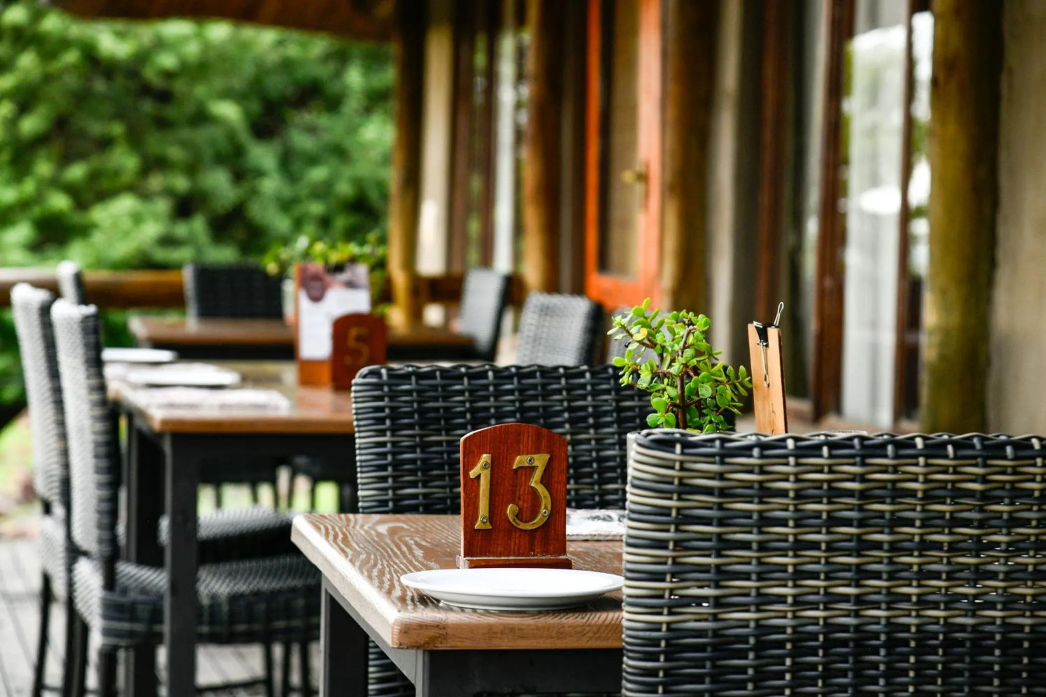 Dining area in The Springbok Lodge