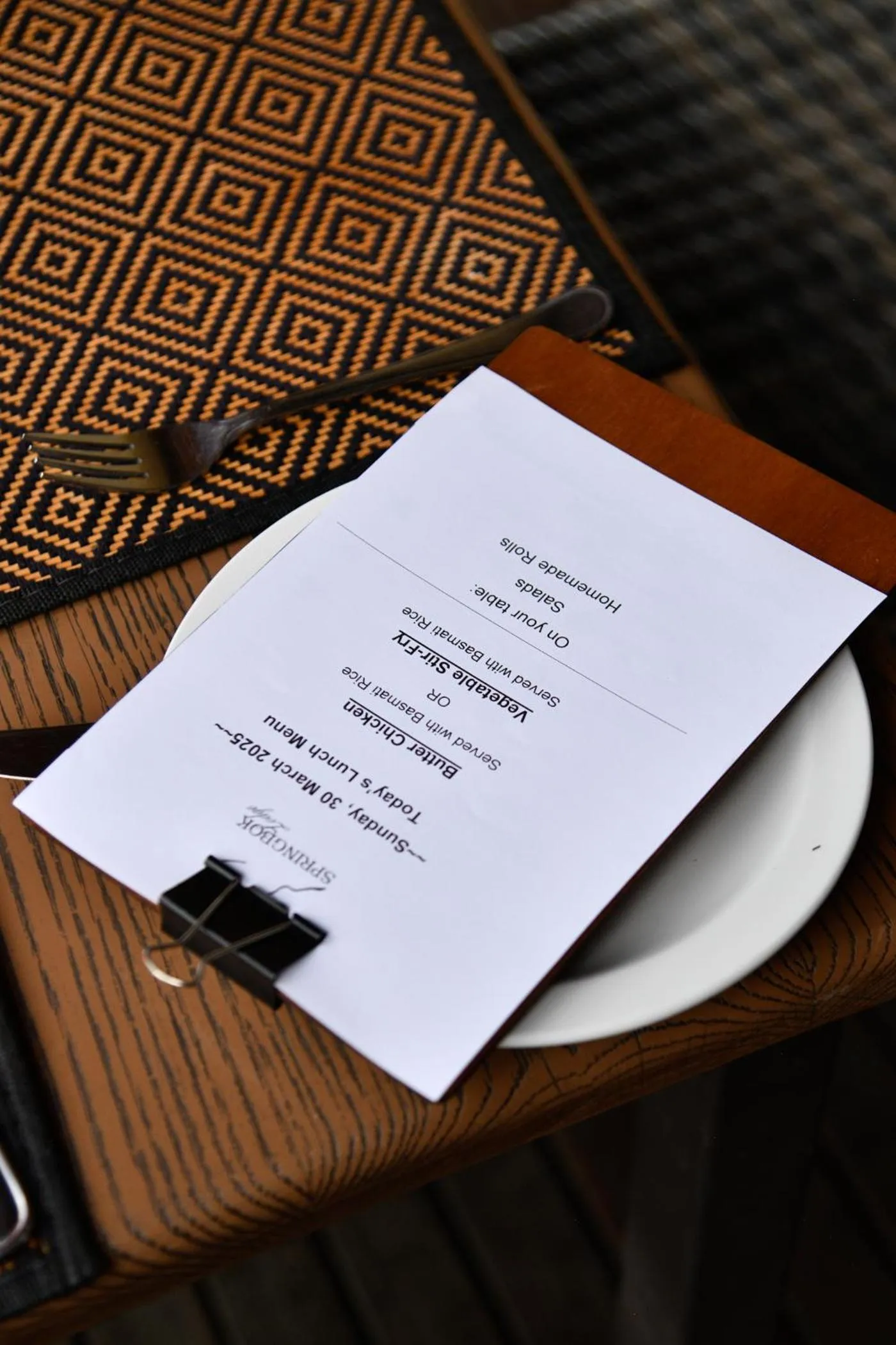Dining area in The Springbok Lodge
