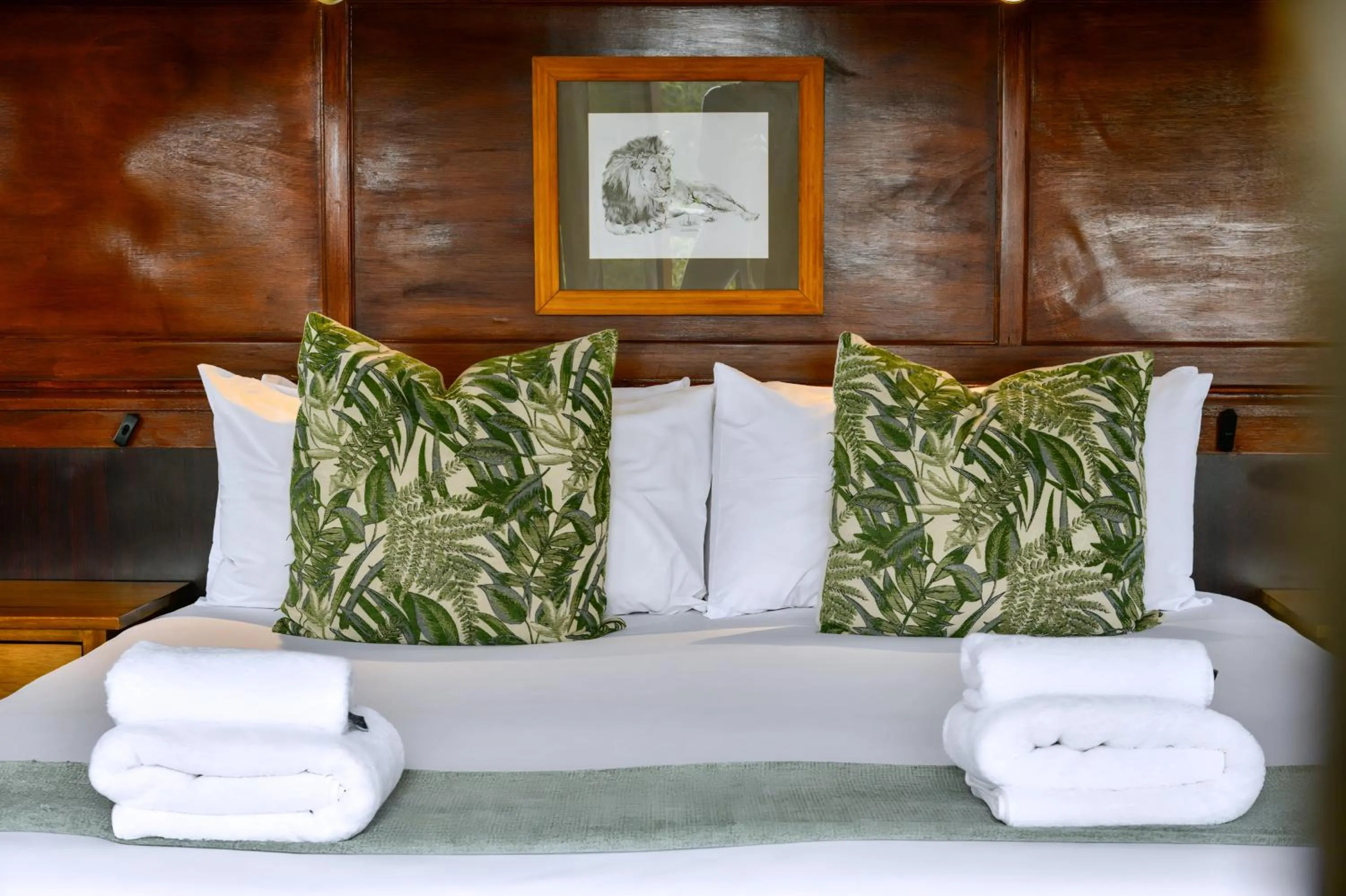 Bed in The Springbok Lodge