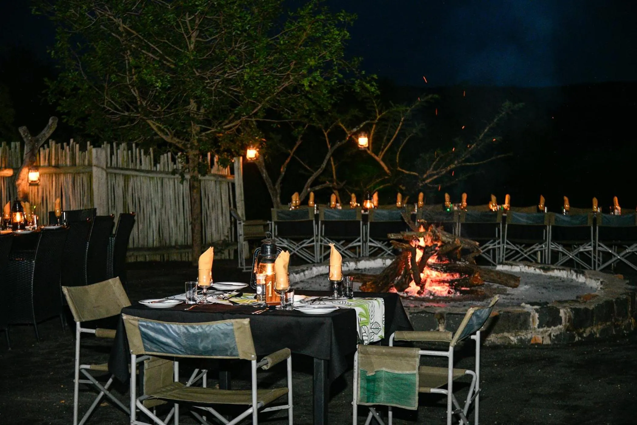 Dining area in The Springbok Lodge