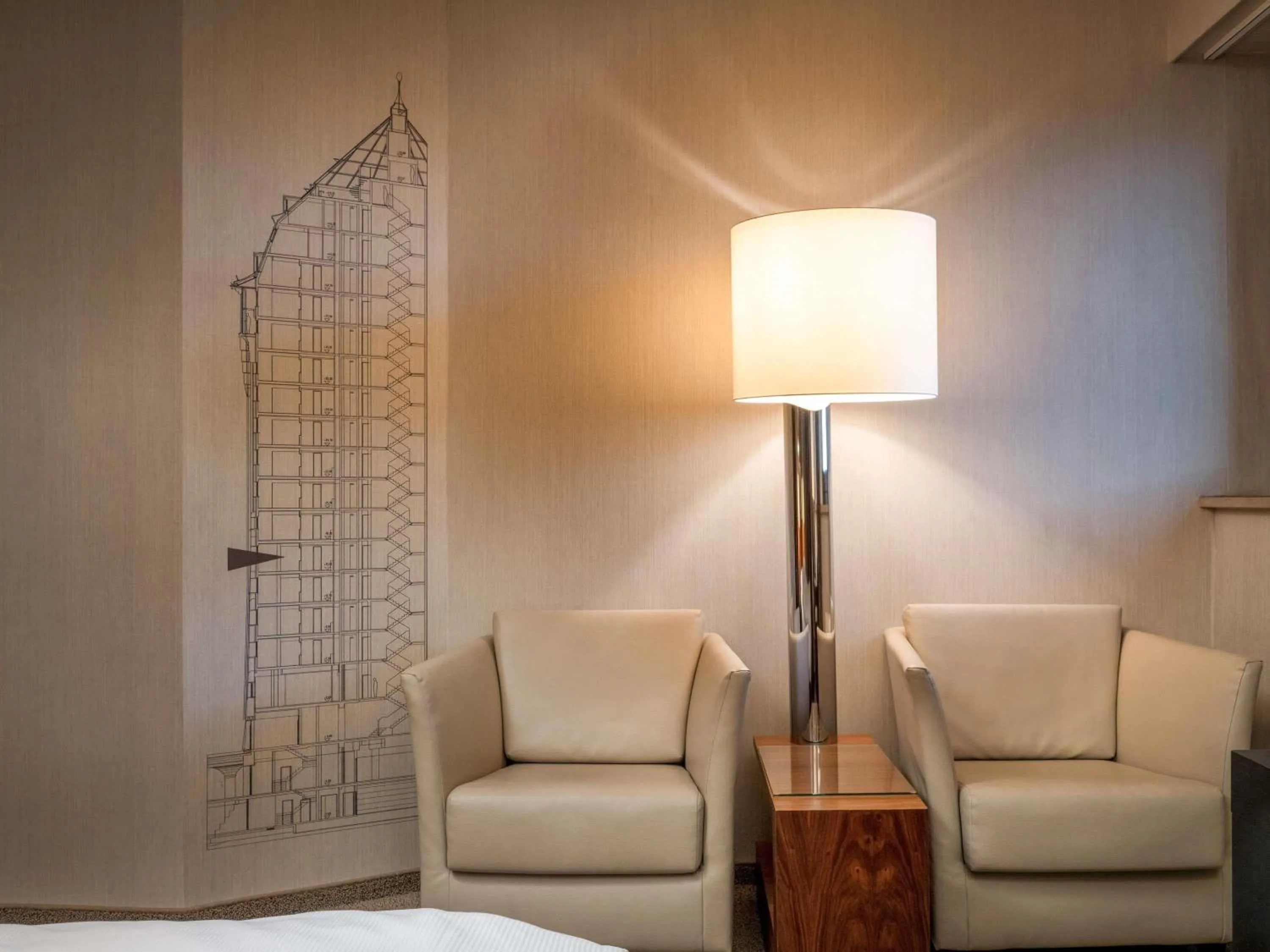 Bedroom in MÖVENPICK Hotel Hamburg City