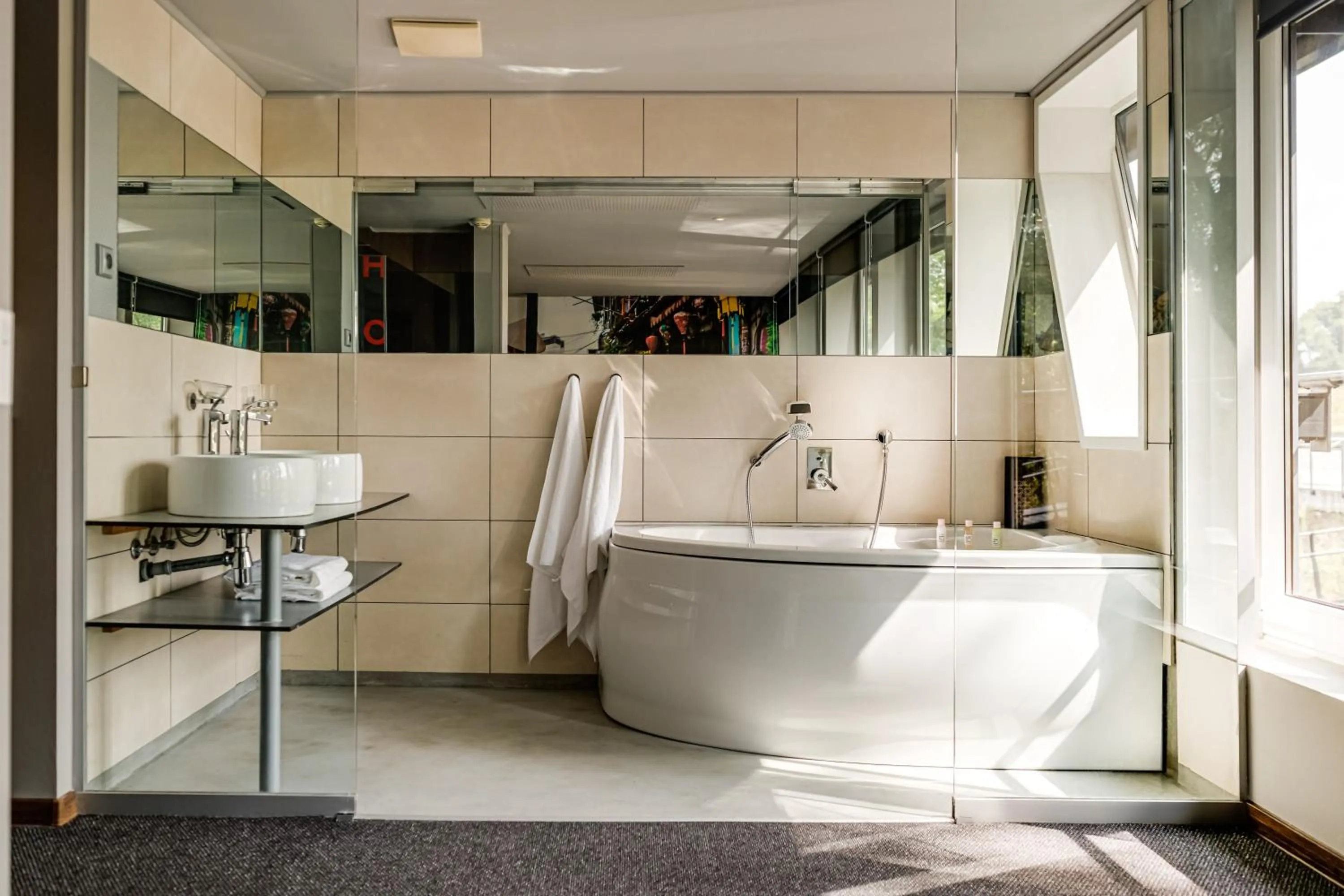 Bathroom in Botel Marina